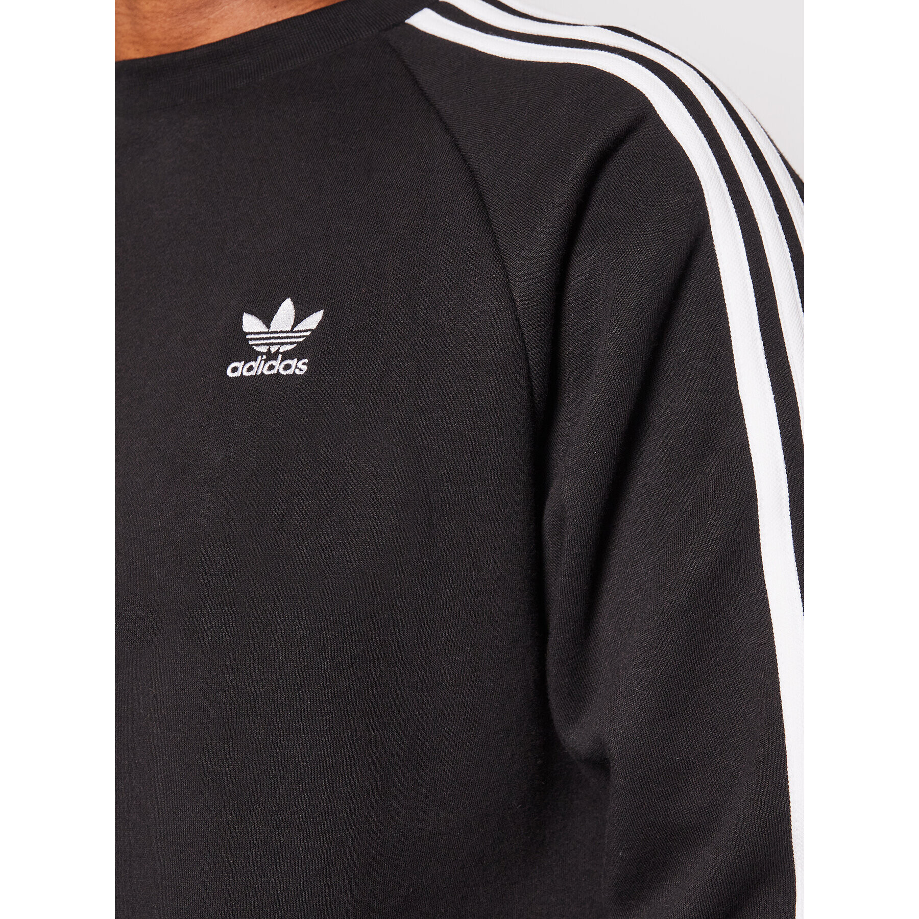 adidas Jopa adicolor Classics 3-Stripes Crew GN3487 Črna Regular Fit - Pepit.si