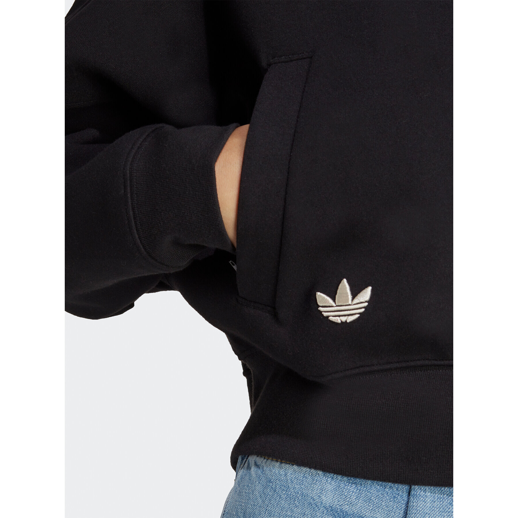 adidas Jopa Adicolor Neuclassics Track Top IB7317 Črna Loose Fit - Pepit.si