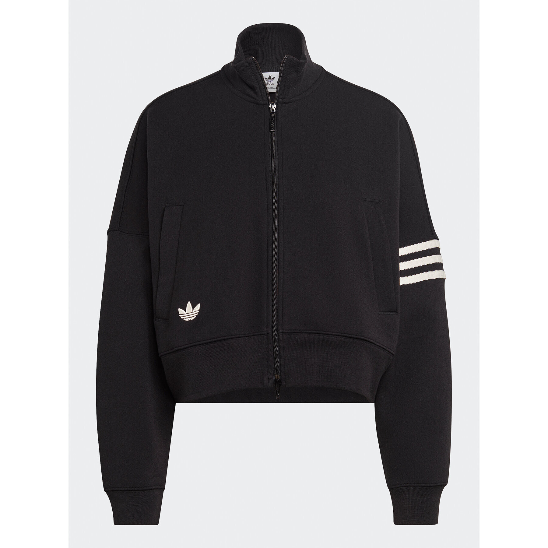 adidas Jopa Adicolor Neuclassics Track Top IB7317 Črna Loose Fit - Pepit.si