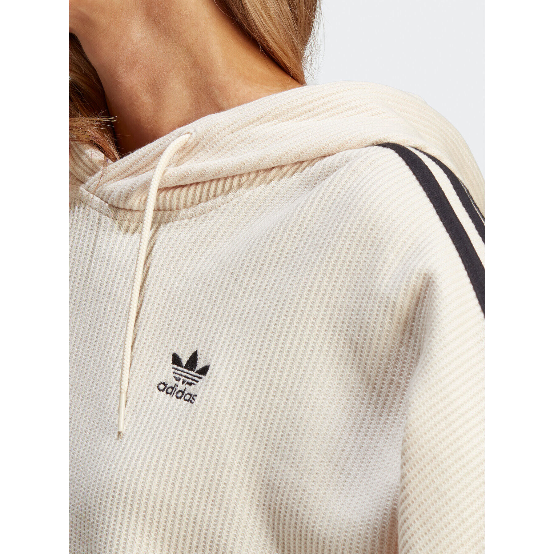 adidas Jopa Crop Hoodie IC5461 Bež - Pepit.si