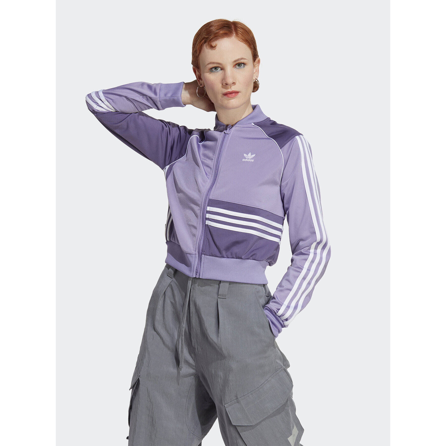 adidas Jopa Crop Track Top IC2375 Vijolična - Pepit.si