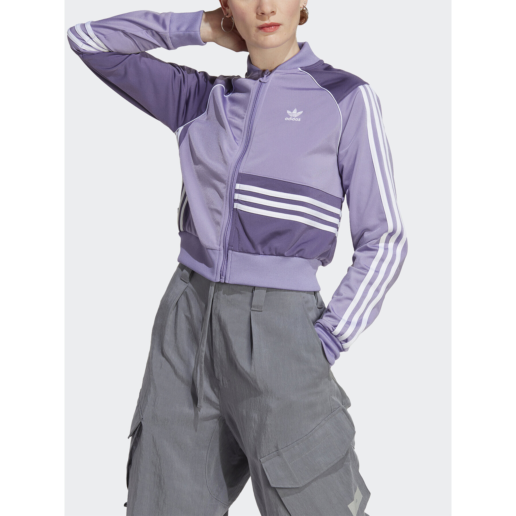 adidas Jopa Crop Track Top IC2375 Vijolična - Pepit.si