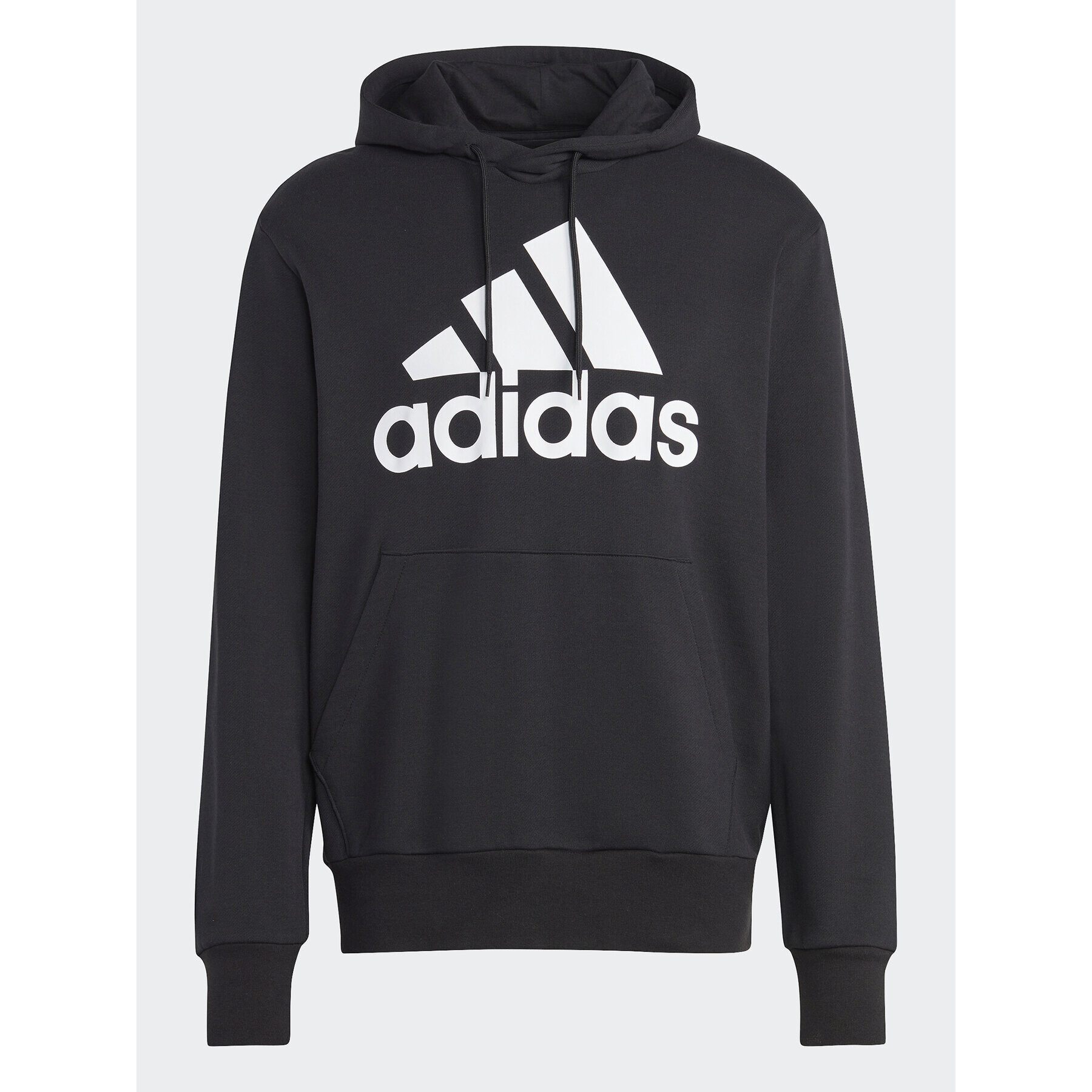 adidas Jopa Essentials French Terry Big Logo Hoodie IC9363 Črna Regular Fit - Pepit.si