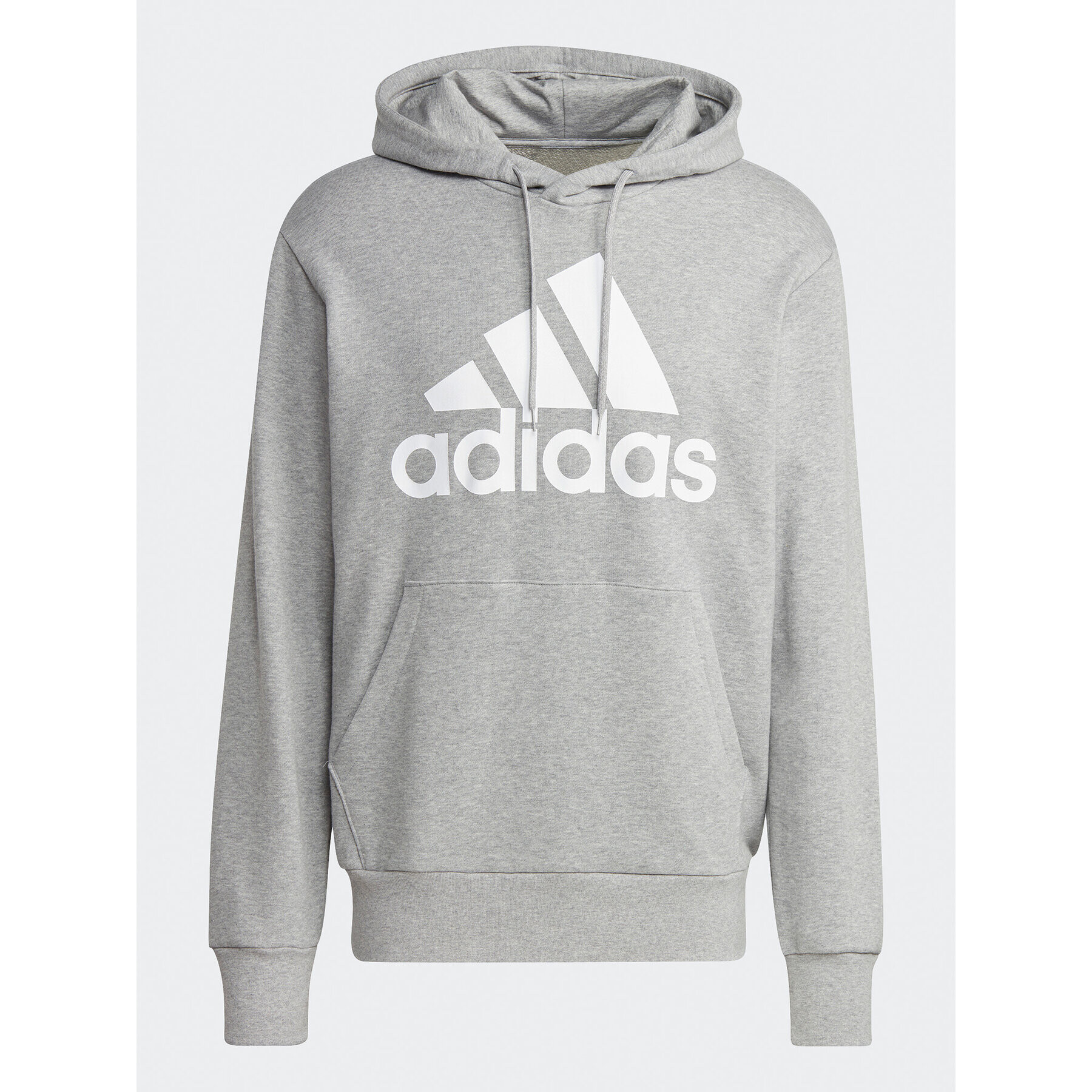 adidas Jopa Essentials French Terry Big Logo Hoodie IC9364 Siva Regular Fit - Pepit.si