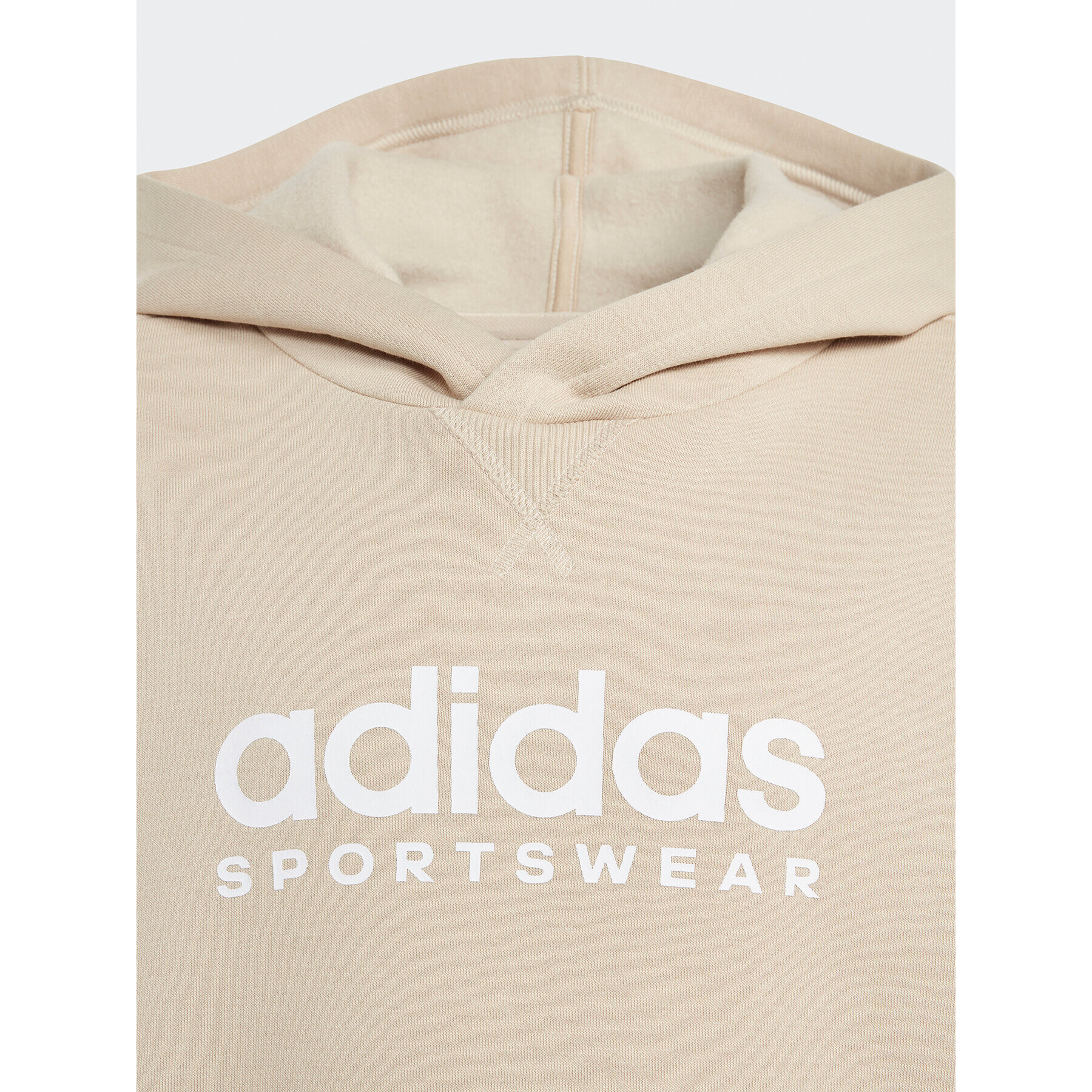 adidas Jopa Fleece IB3233 Bež Loose Fit - Pepit.si