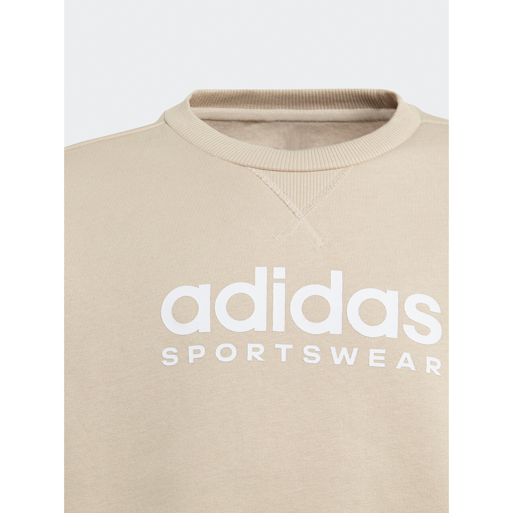 adidas Jopa Fleece IL4926 Bež Loose Fit - Pepit.si