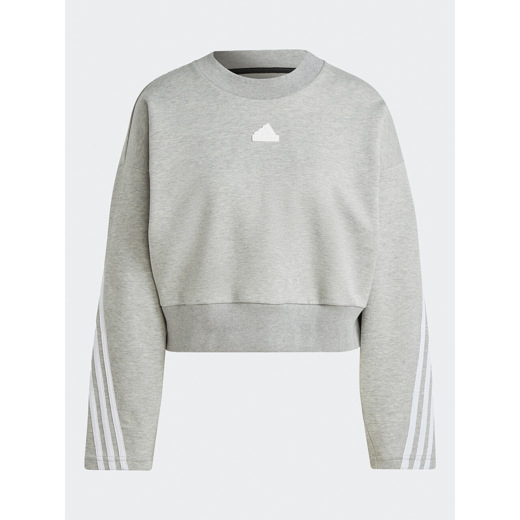 adidas Jopa Future Icons 3-Stripes Sweatshirt IB8496 Siva Loose Fit - Pepit.si