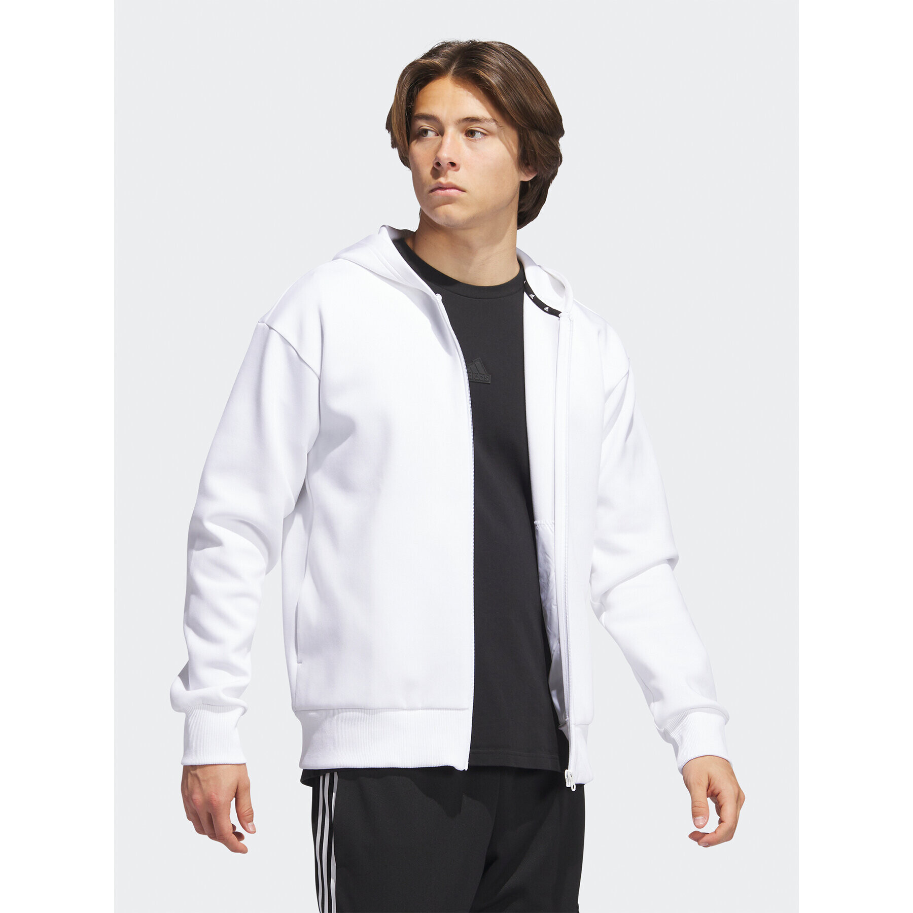 adidas Jopa Future Icons Badge of Sport IJ8840 Bela Regular Fit - Pepit.si