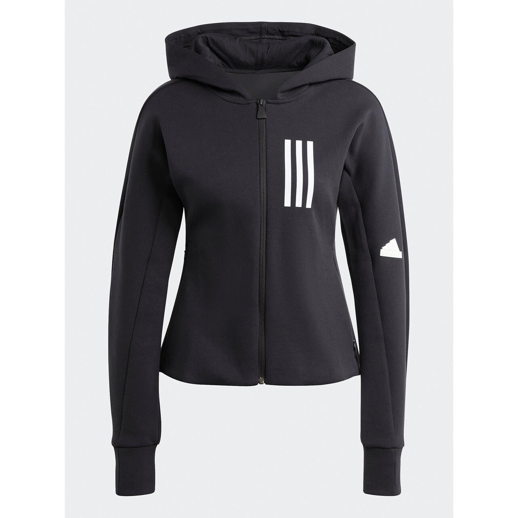 adidas Jopa Mission Victory Slim Fit Full-Zip Hoodie HU0240 Črna Slim Fit - Pepit.si