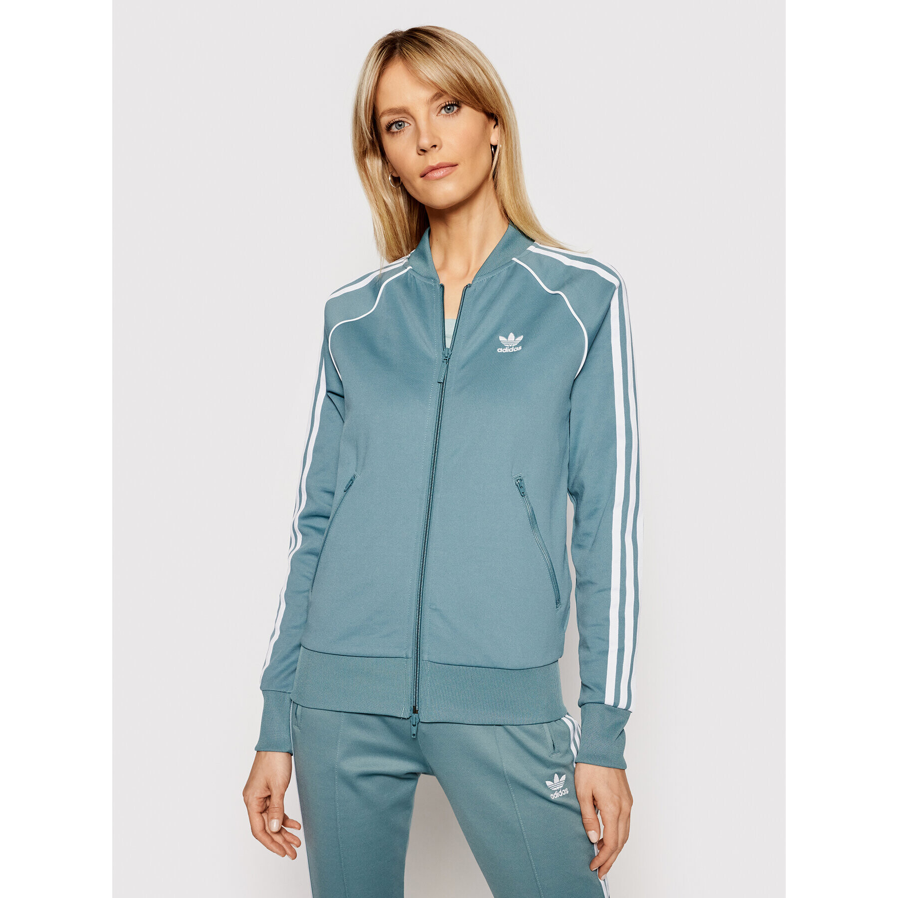 adidas Jopa Primeblue Sst Track GN2944 Zelena Regular Fit - Pepit.si