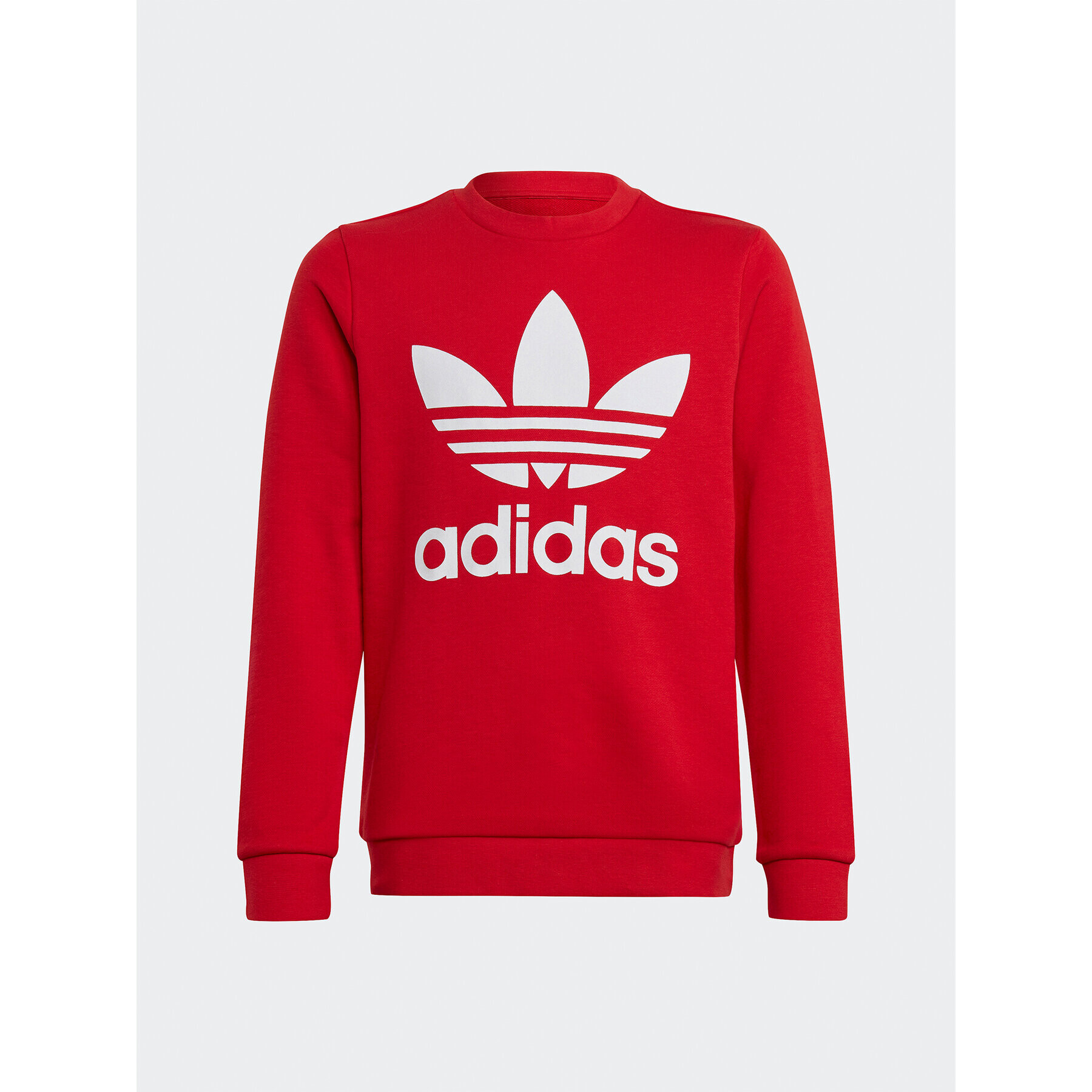 adidas Jopa Trefoil Crew Sweatshirt IB9974 Rdeča Regular Fit - Pepit.si