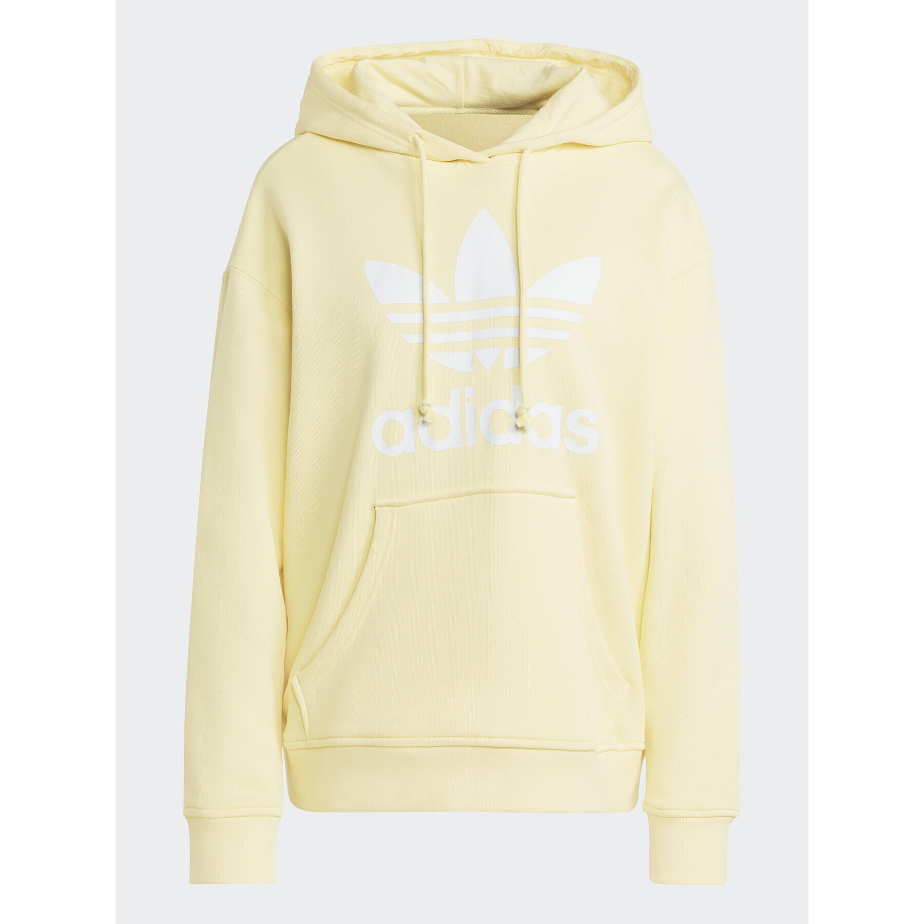 adidas Jopa Trefoil Hoodie IB7434 Rumena Regular Fit - Pepit.si