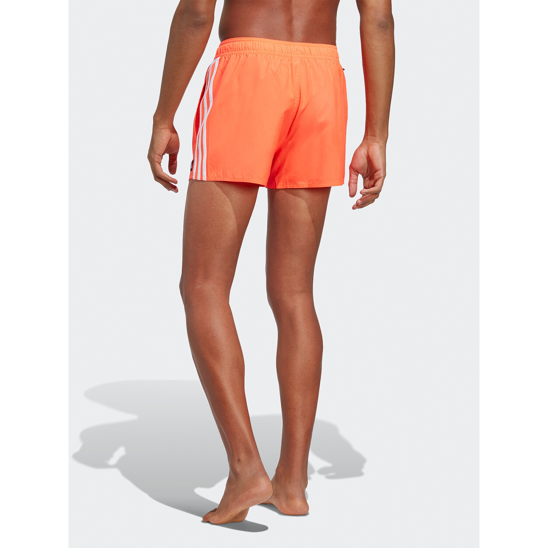 adidas Kopalne hlače 3-Stripes CLX Swim Shorts HT4371 Rdeča Regular Fit - Pepit.si