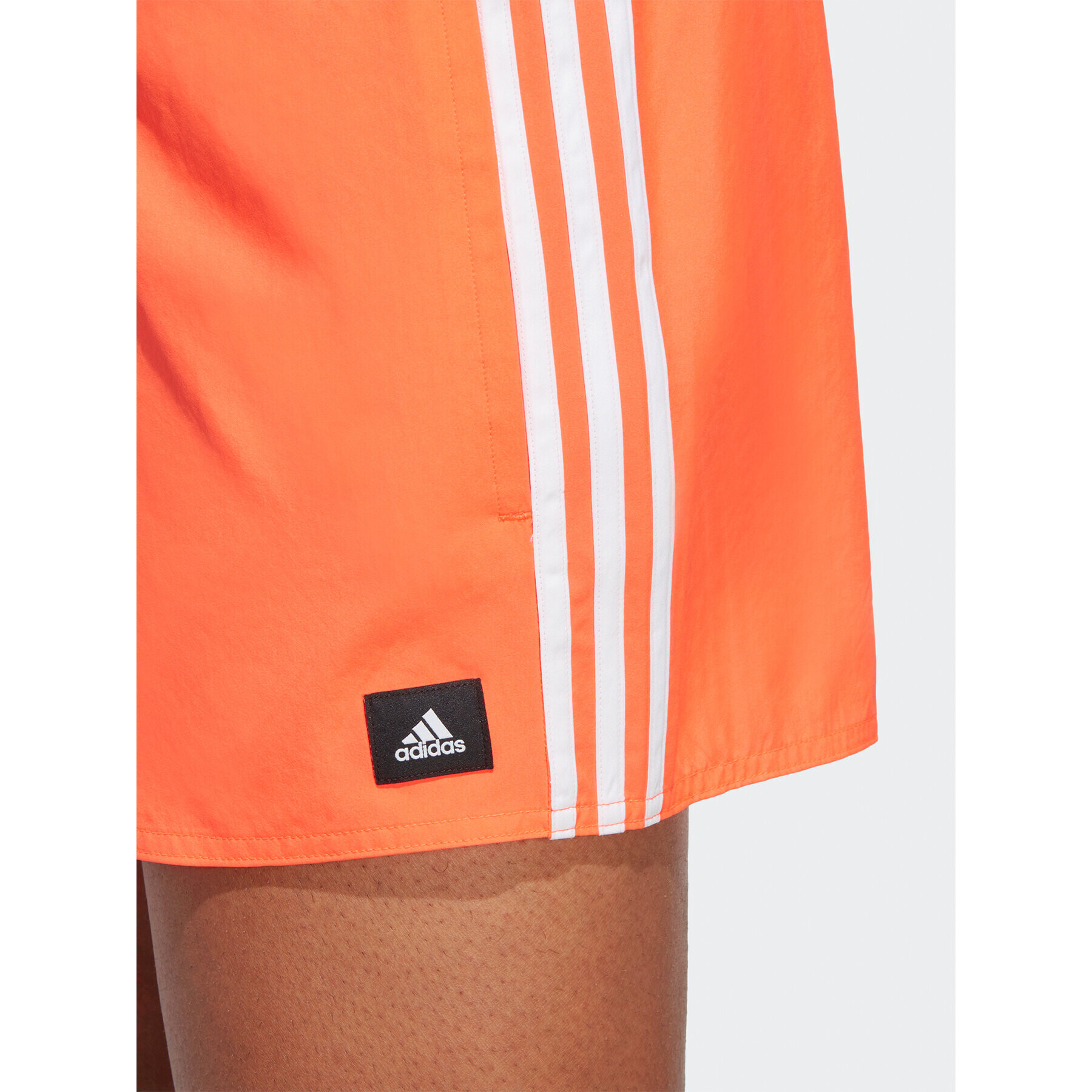 adidas Kopalne hlače 3-Stripes CLX Swim Shorts HT4371 Rdeča Regular Fit - Pepit.si