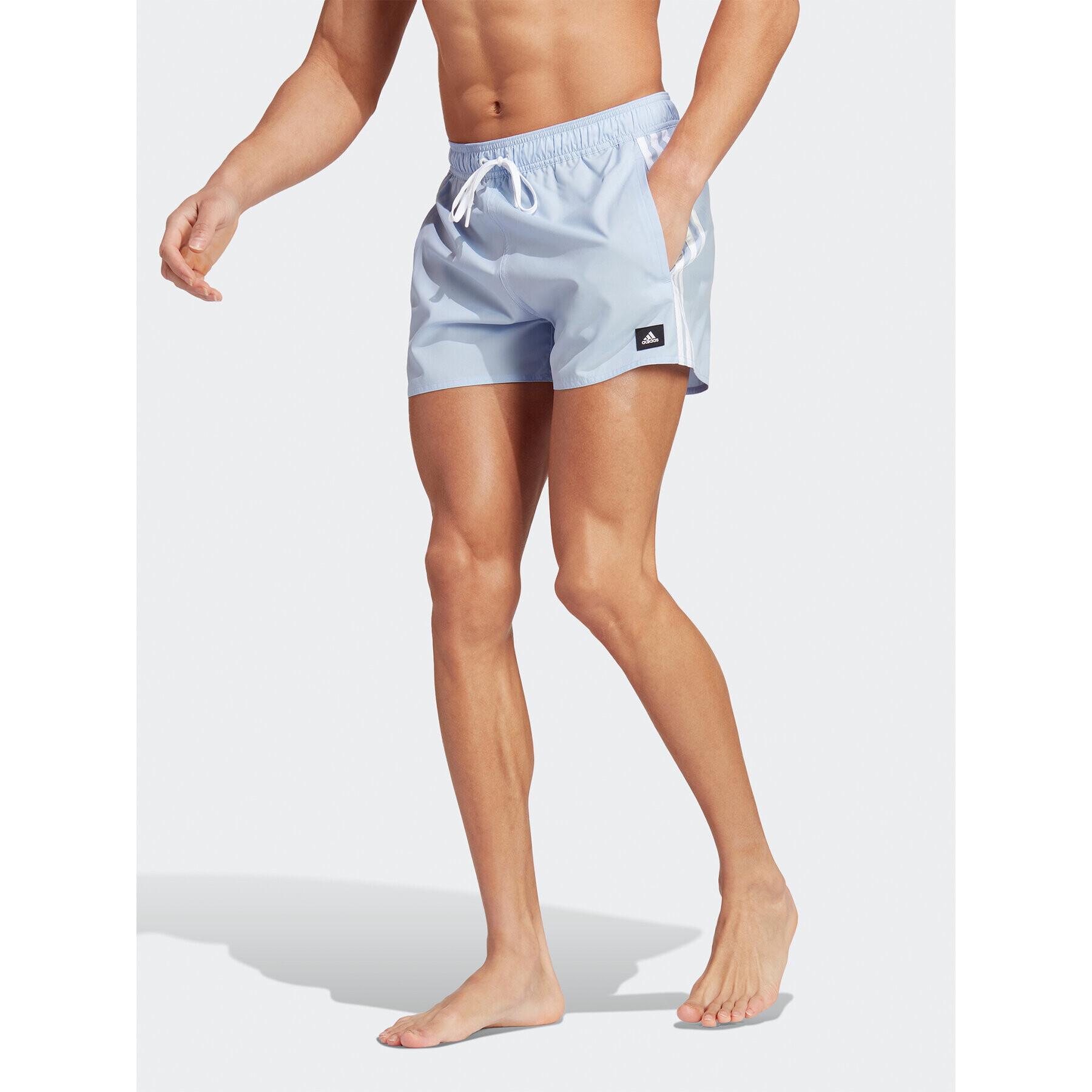 adidas Kopalne hlače 3-Stripes CLX Swim Shorts HT4373 Modra Regular Fit - Pepit.si