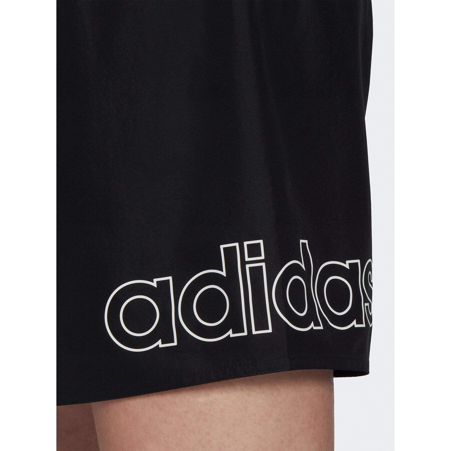 adidas Kopalne hlače Logo CLX Short Length Swim Shorts HT2123 Črna Regular Fit - Pepit.si