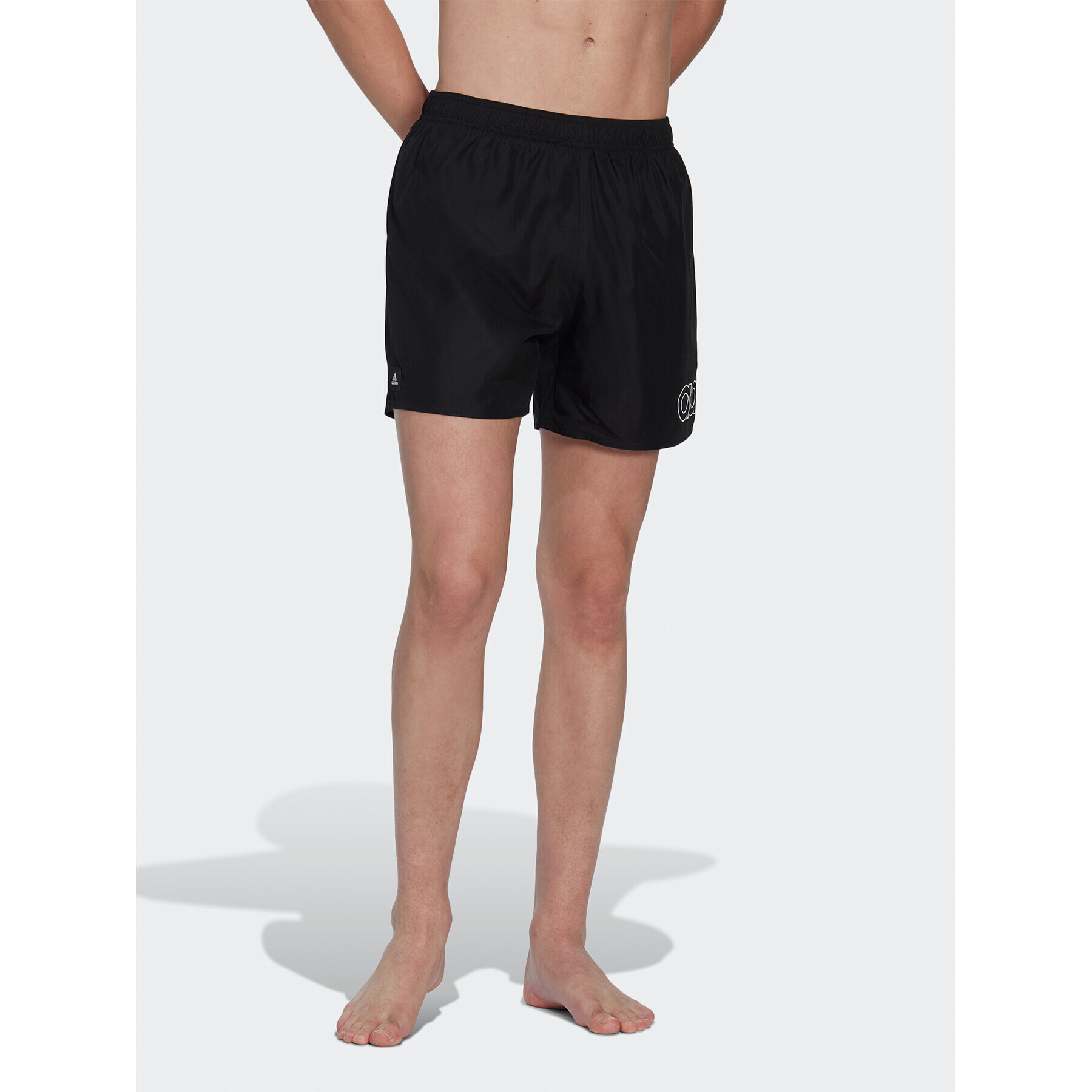 adidas Kopalne hlače Logo CLX Short Length Swim Shorts HT2123 Črna Regular Fit - Pepit.si