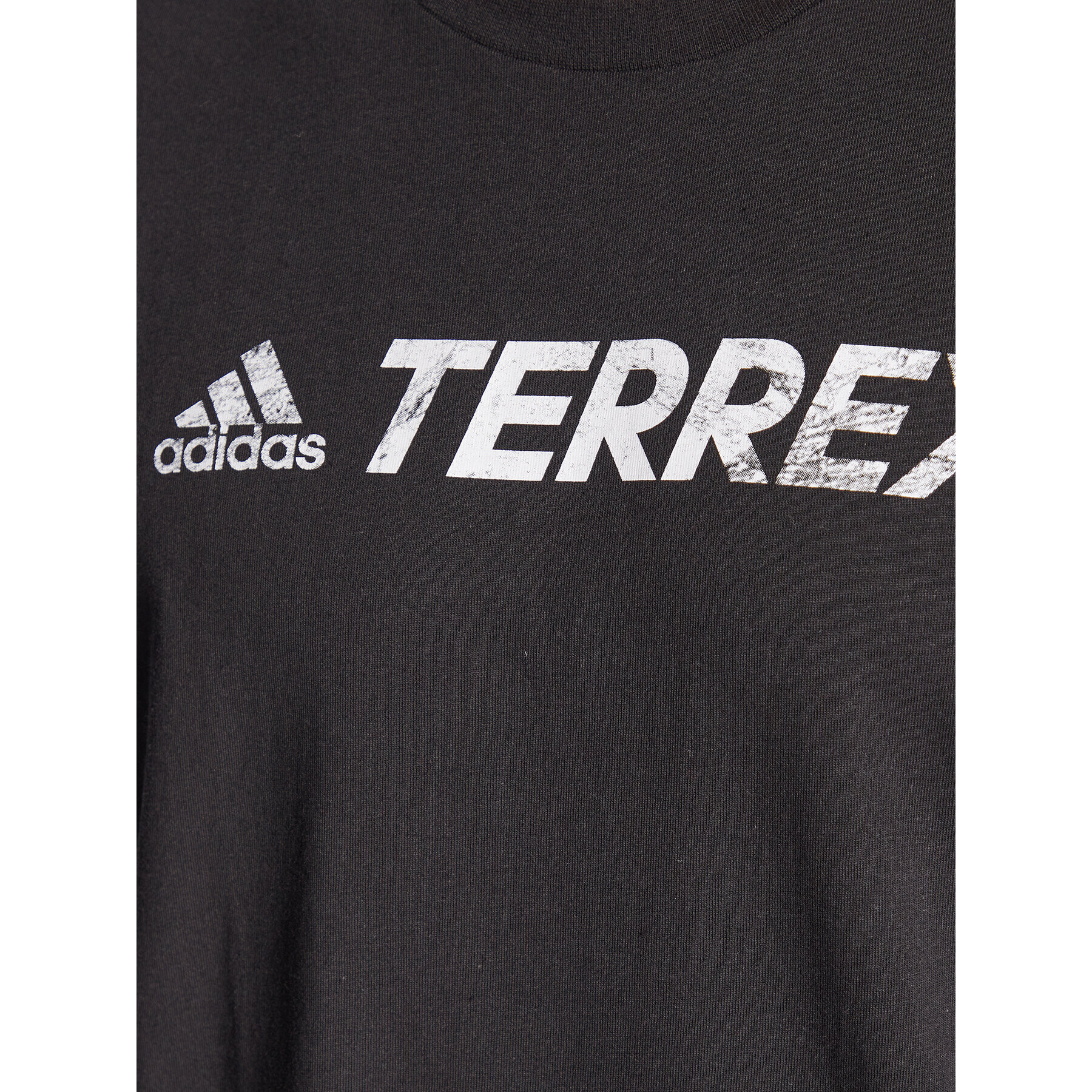 adidas Majica Terrex Classic Logo HF3286 Črna Regular Fit - Pepit.si