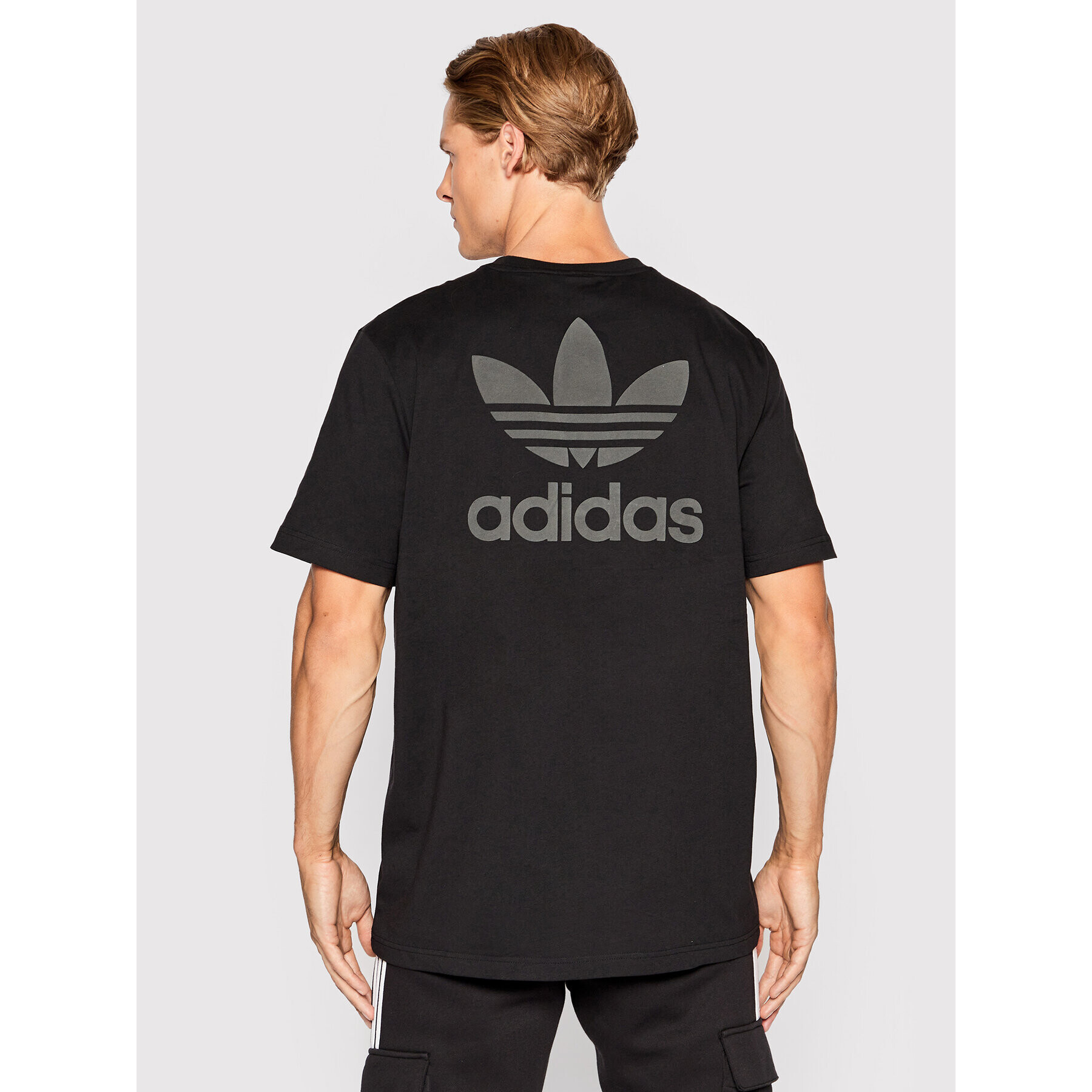 adidas Majica Treofil Series Street HS8893 Črna Regular Fit - Pepit.si