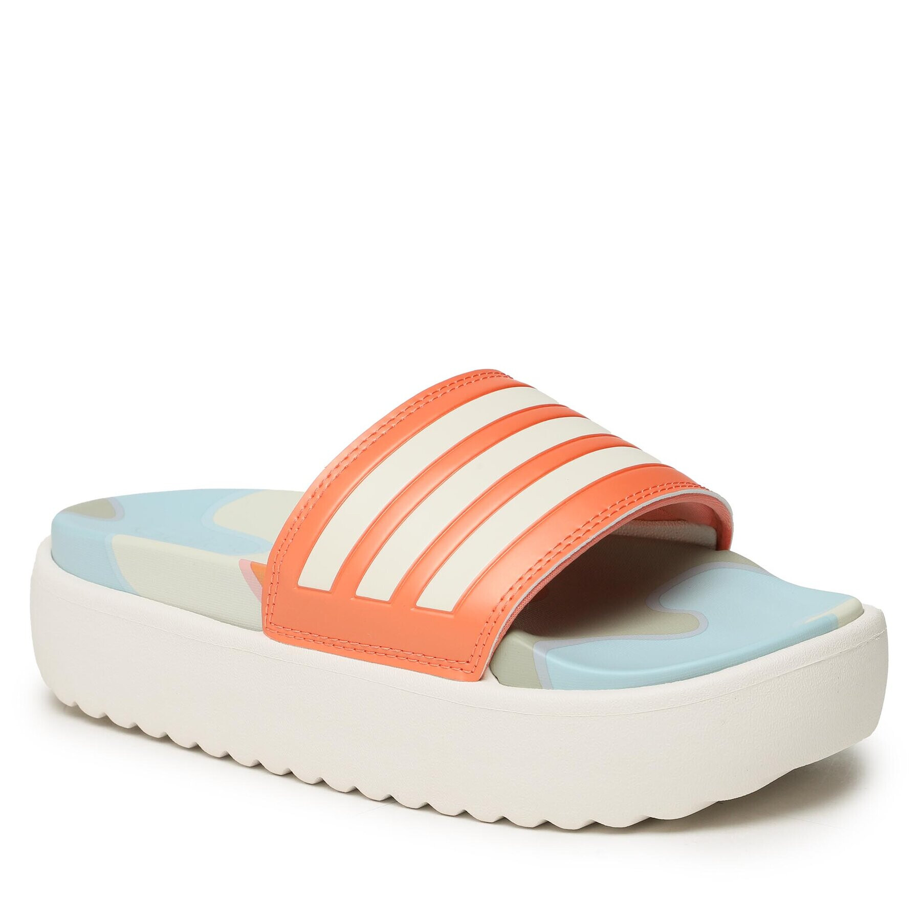 adidas Natikači x Marimekko Aqualette Ocean Clogs HP6730 Bela - Pepit.si