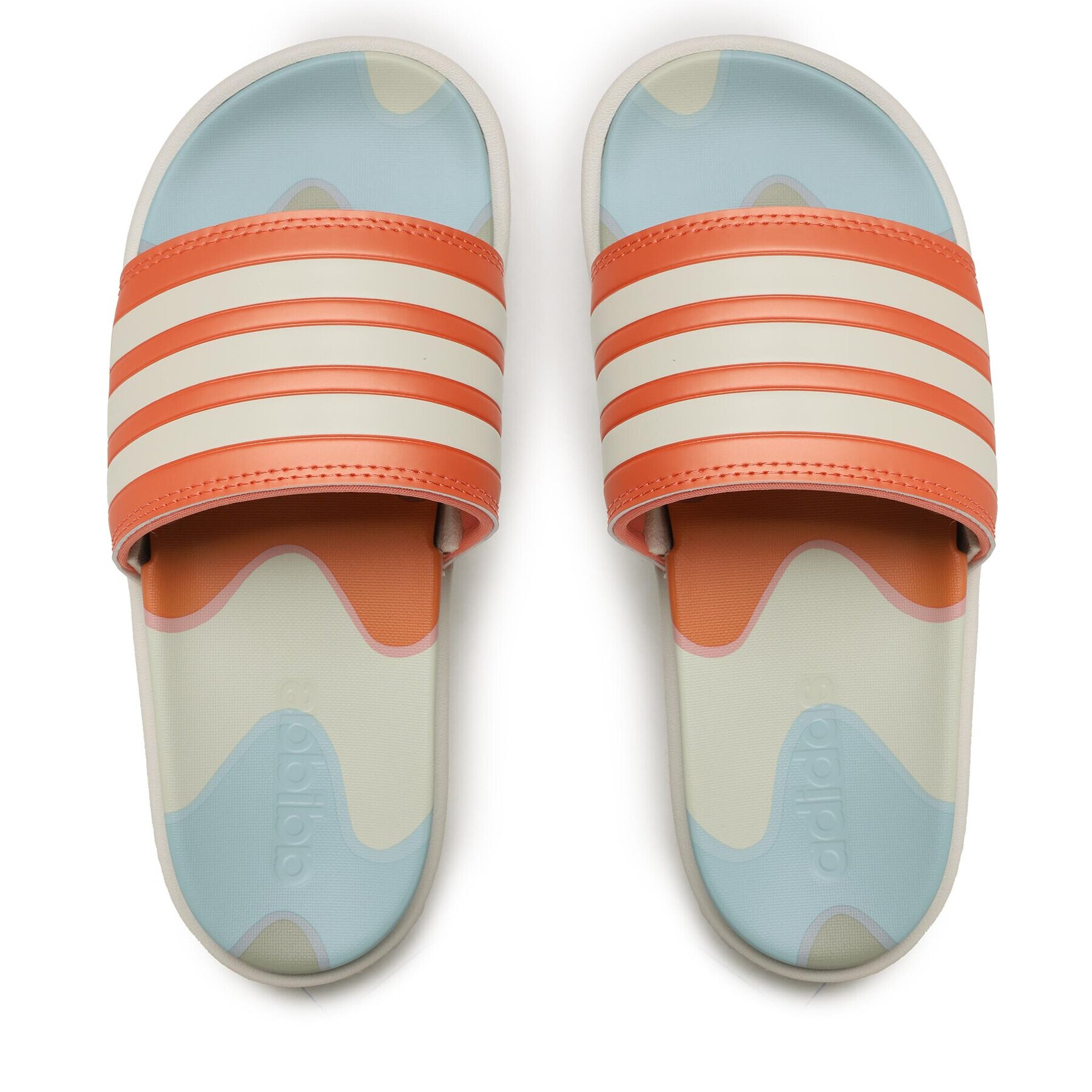 adidas Natikači x Marimekko Aqualette Ocean Clogs HP6730 Bela - Pepit.si