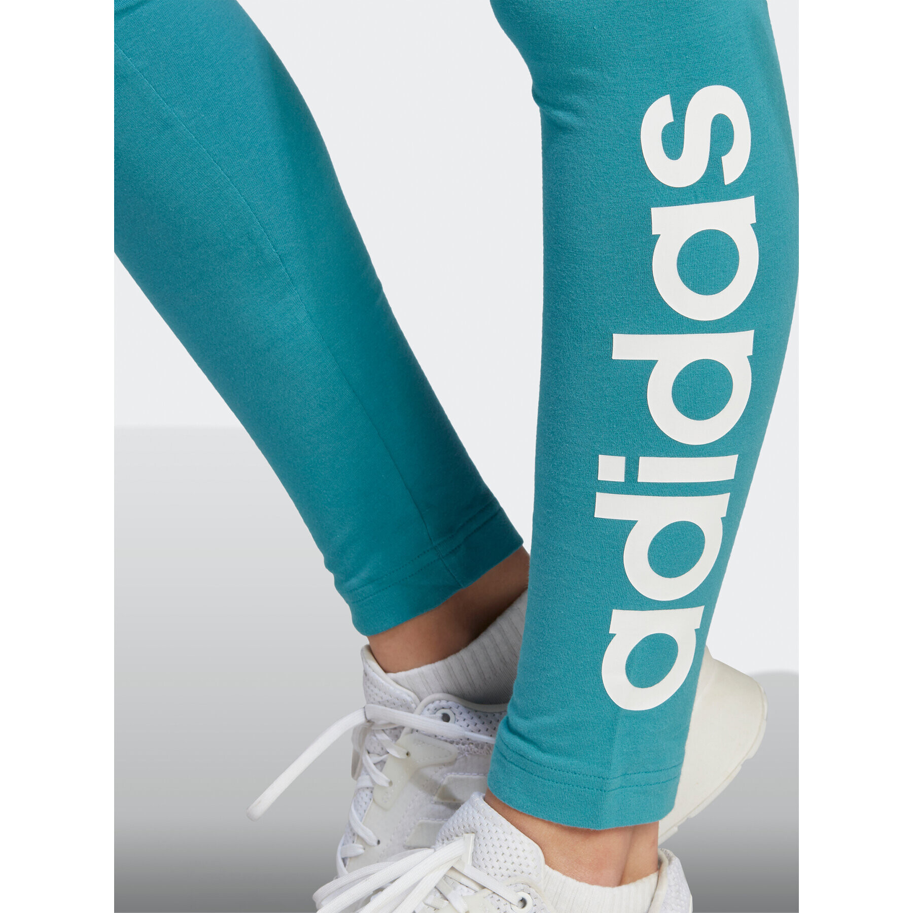 adidas Pajkice ESSENTIALS HIGH-WAISTED LOGO IM2854 Modra Tight Fit - Pepit.si