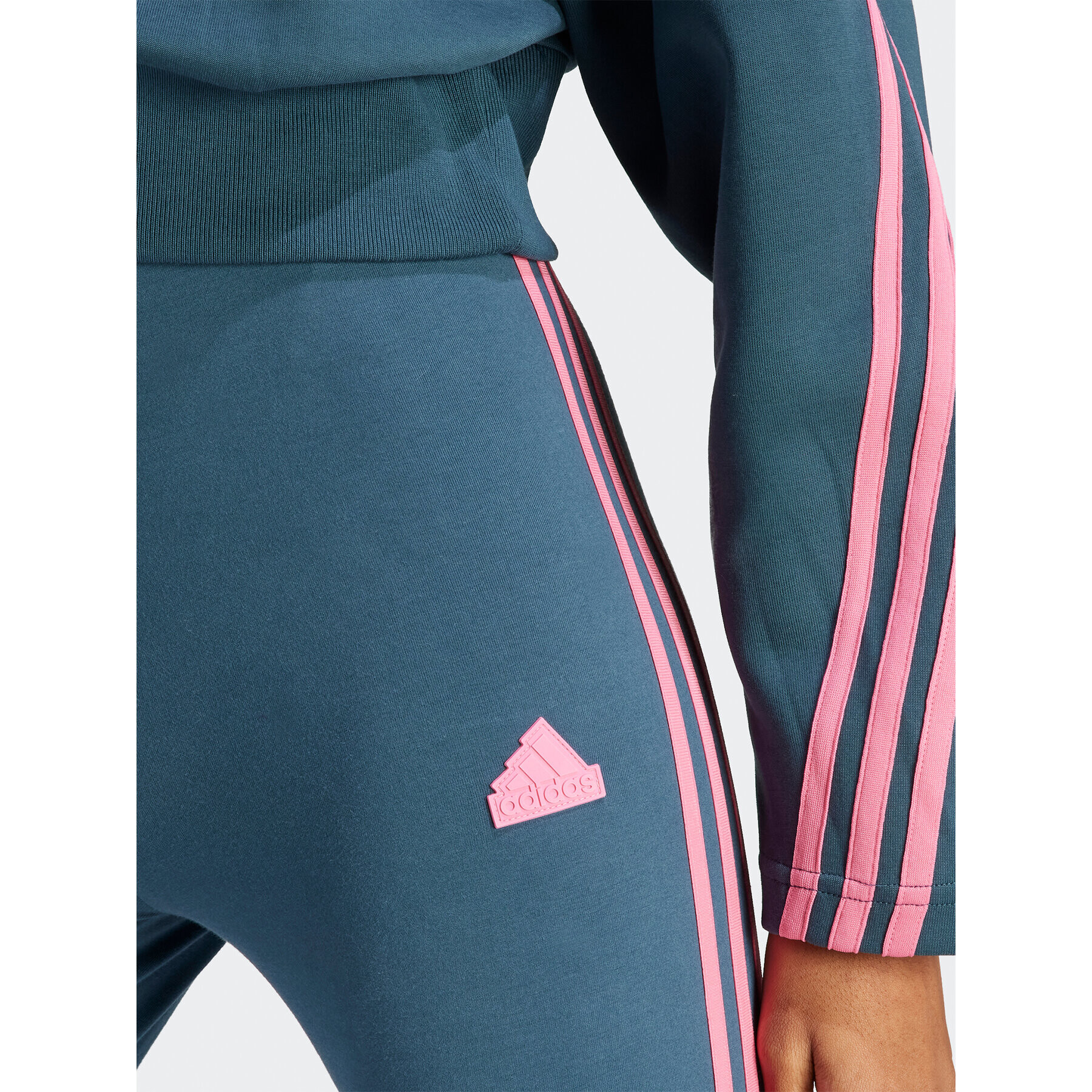 adidas Pajkice Future Icons 3-Stripes Leggings IM2518 Turkizna Regular Fit - Pepit.si