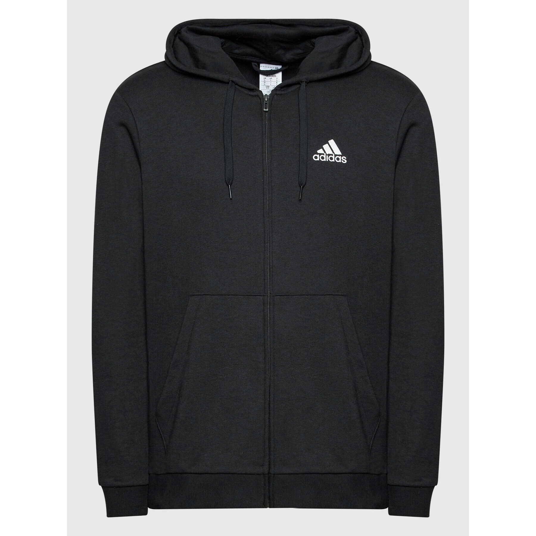 adidas Jopa Essentials French Terry Big Logo GK9044 Črna Regular Fit - Pepit.si