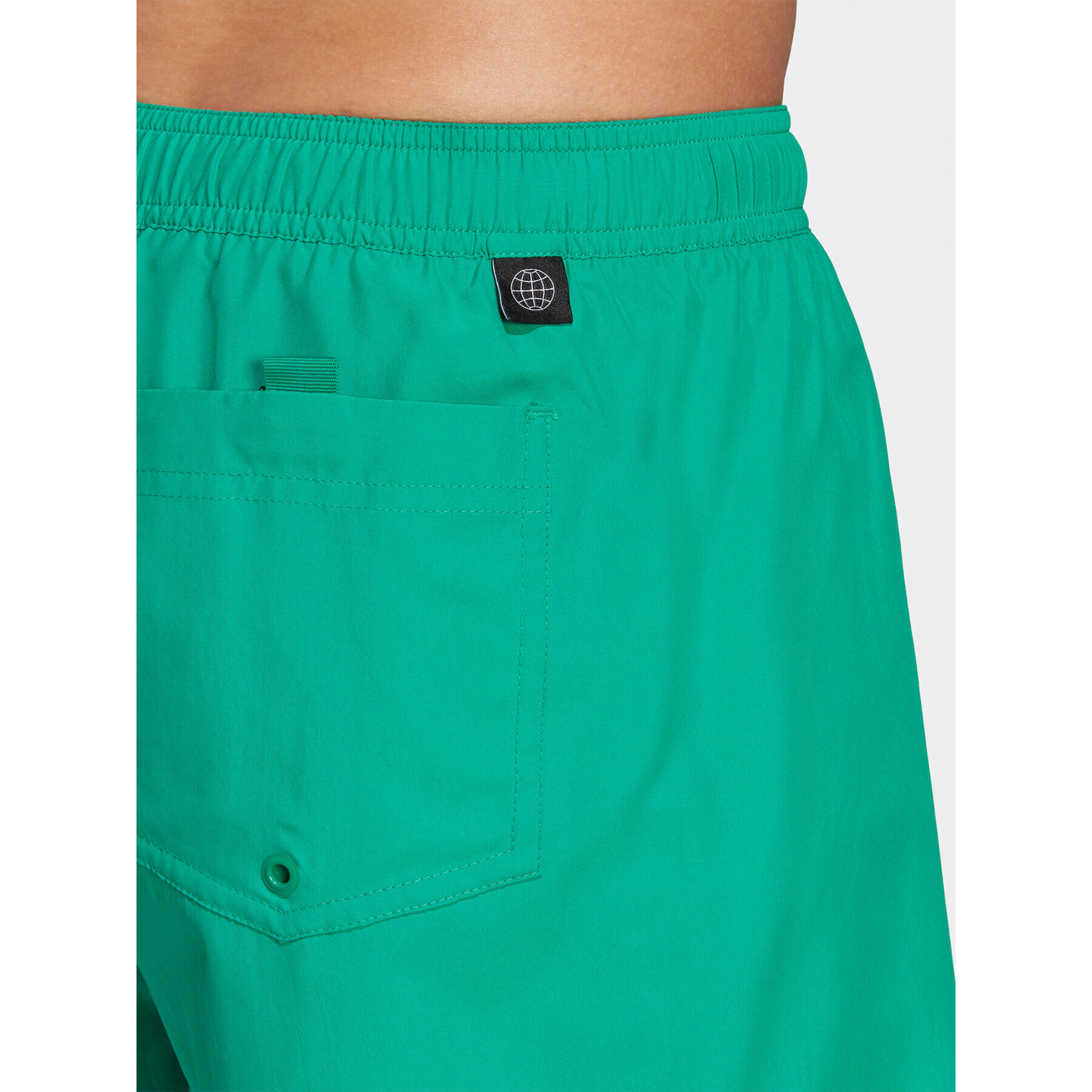 adidas Kopalne hlače Logo CLX Short Length Swim Shorts HT2125 Zelena Regular Fit - Pepit.si