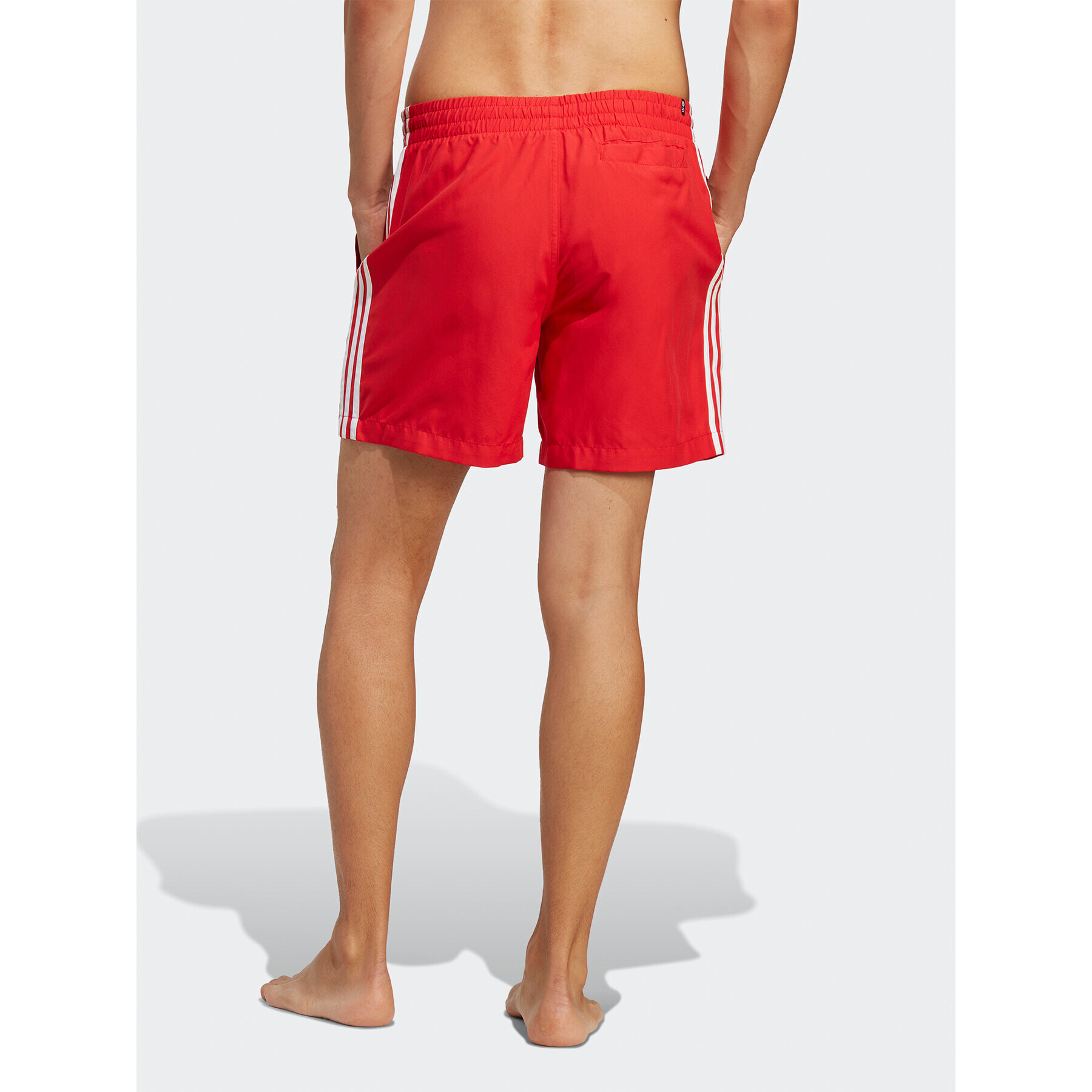 adidas Kopalne hlače Originals Adicolor 3-Stripes Swim Shorts H44768 Rdeča Regular Fit - Pepit.si