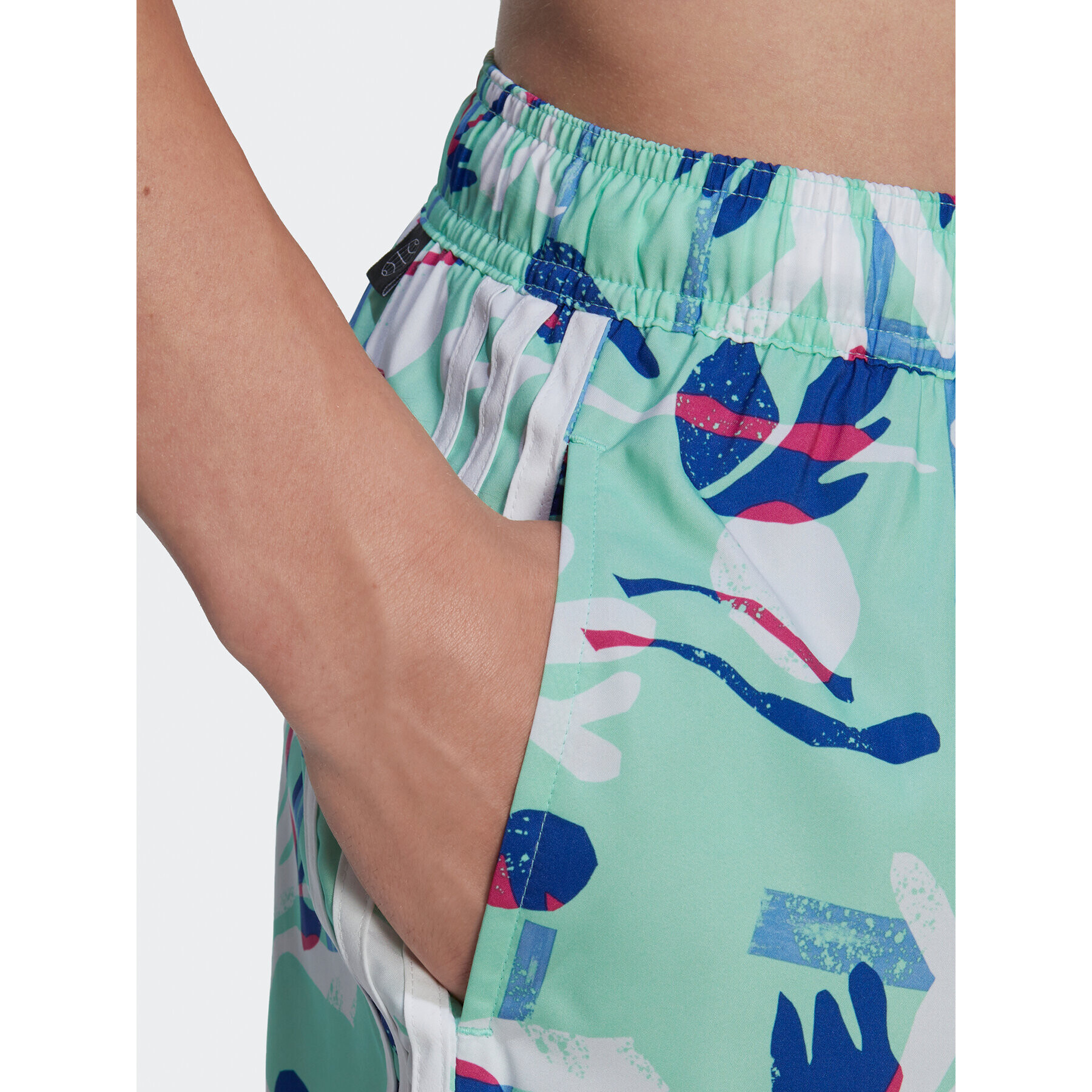 adidas Kopalne hlače Seasonal Floral CLX Very Short Length Swim Shorts HT2120 Zelena Regular Fit - Pepit.si