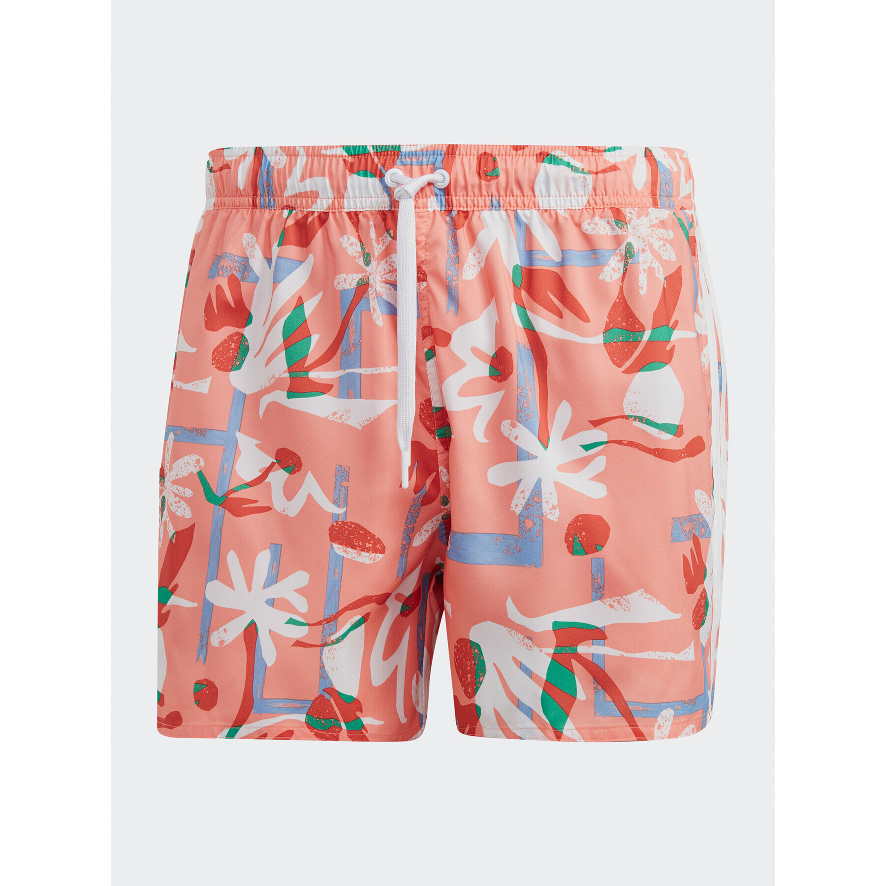 adidas Kopalne hlače Seasonal Floral CLX Very Short Length Swim Shorts HT2122 Oranžna Regular Fit - Pepit.si