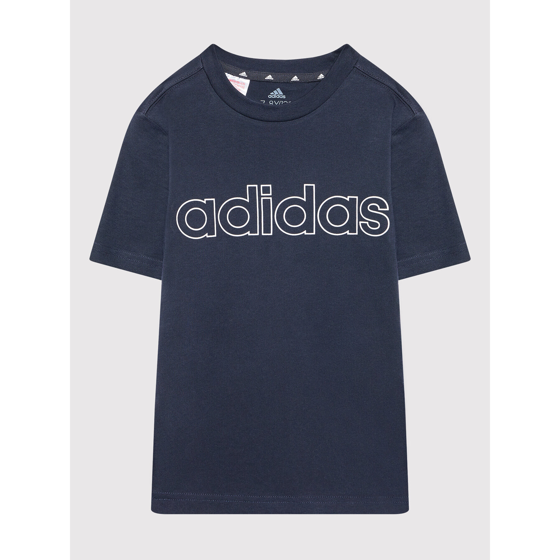 adidas Performance adidas Majica B Lin HE9273 Mornarsko modra Regular Fit - Pepit.si