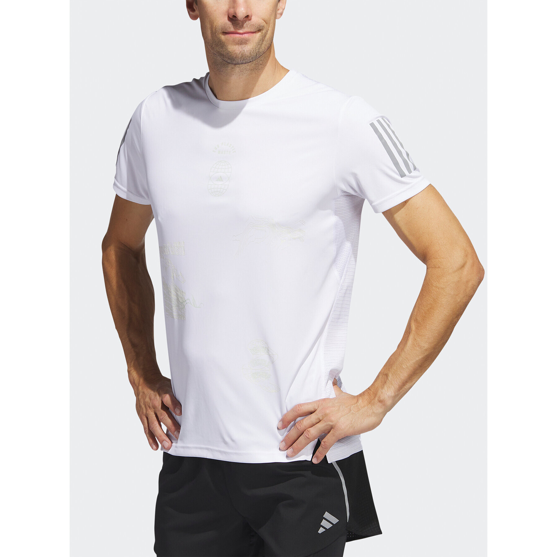 adidas Majica Run for the Oceans T-Shirt IC0215 Bela - Pepit.si