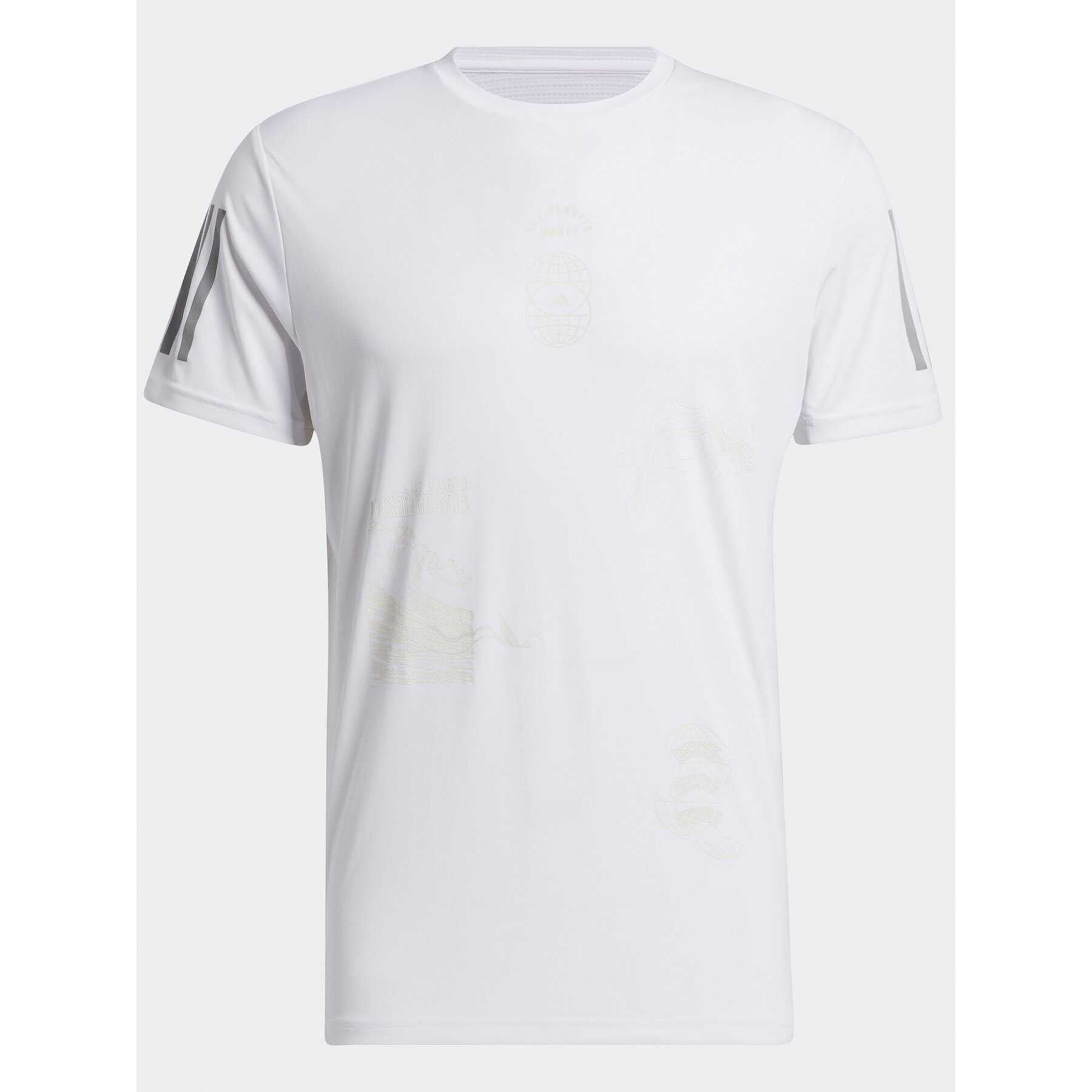 adidas Majica Run for the Oceans T-Shirt IC0215 Bela - Pepit.si