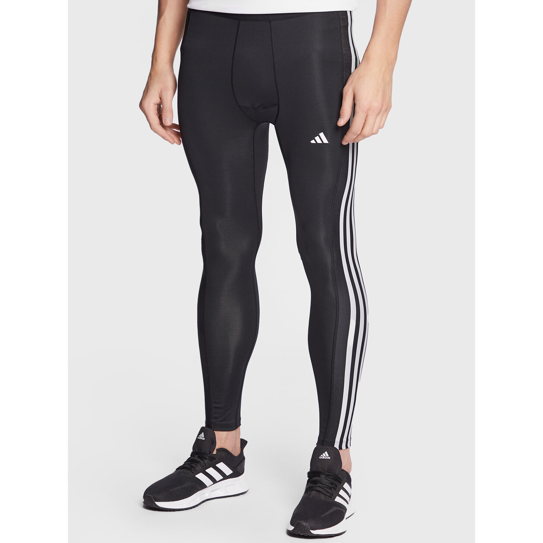 adidas Pajkice Techfit 3-Stripes Training HD3530 Črna Slim Fit - Pepit.si