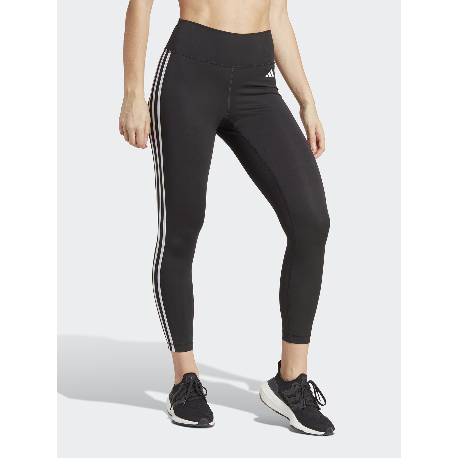 adidas Performance adidas Pajkice Train Essentials 3-Stripes High-Waisted 7/8 Leggings HT5438 Črna - Pepit.si