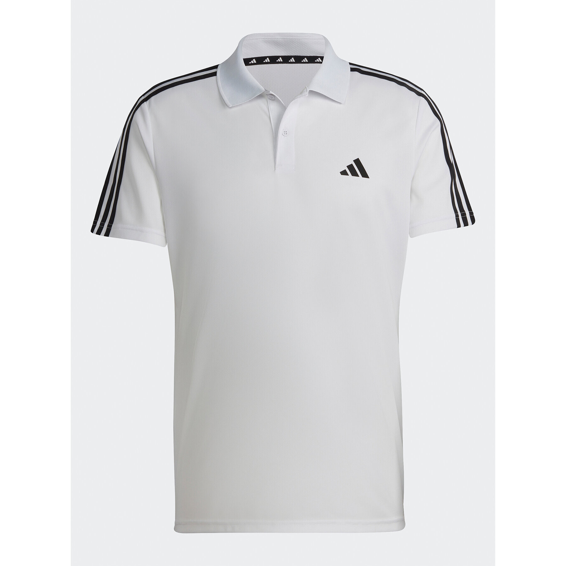 adidas Polo majica Train Essentials Piqué 3-Stripes Training Polo Shirt IB8109 Bela Regular Fit - Pepit.si