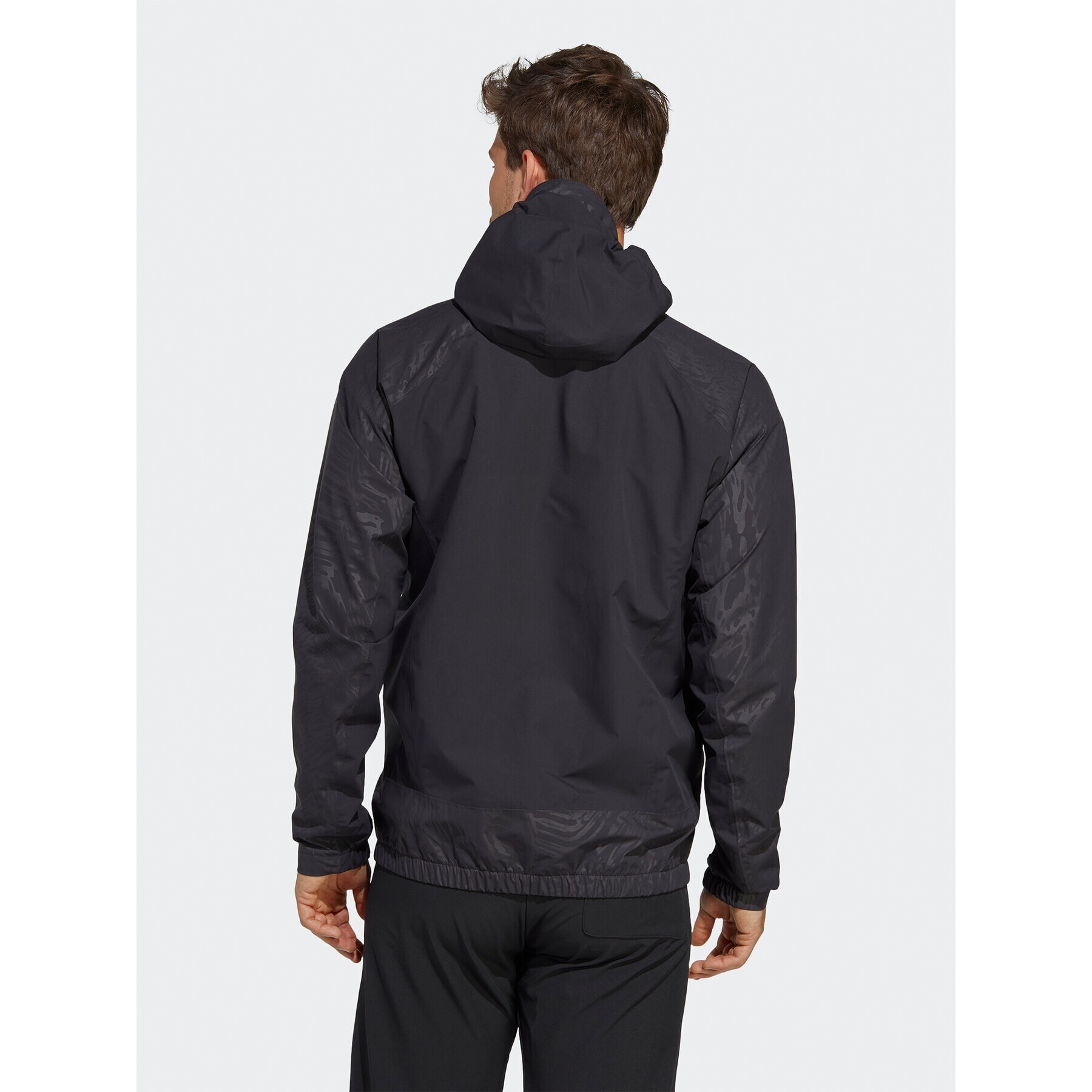 adidas Prehodna jakna Terrex Utilitas RAIN.RDY 2.5-Layer Rain Jacket HN2928 Črna Regular Fit - Pepit.si