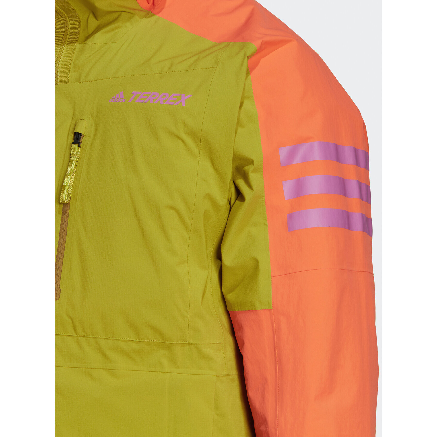 adidas Prehodna jakna TERREX XPLORIC RAIN.RDY HIKING JACKET HH9241 Zelena Regular Fit - Pepit.si