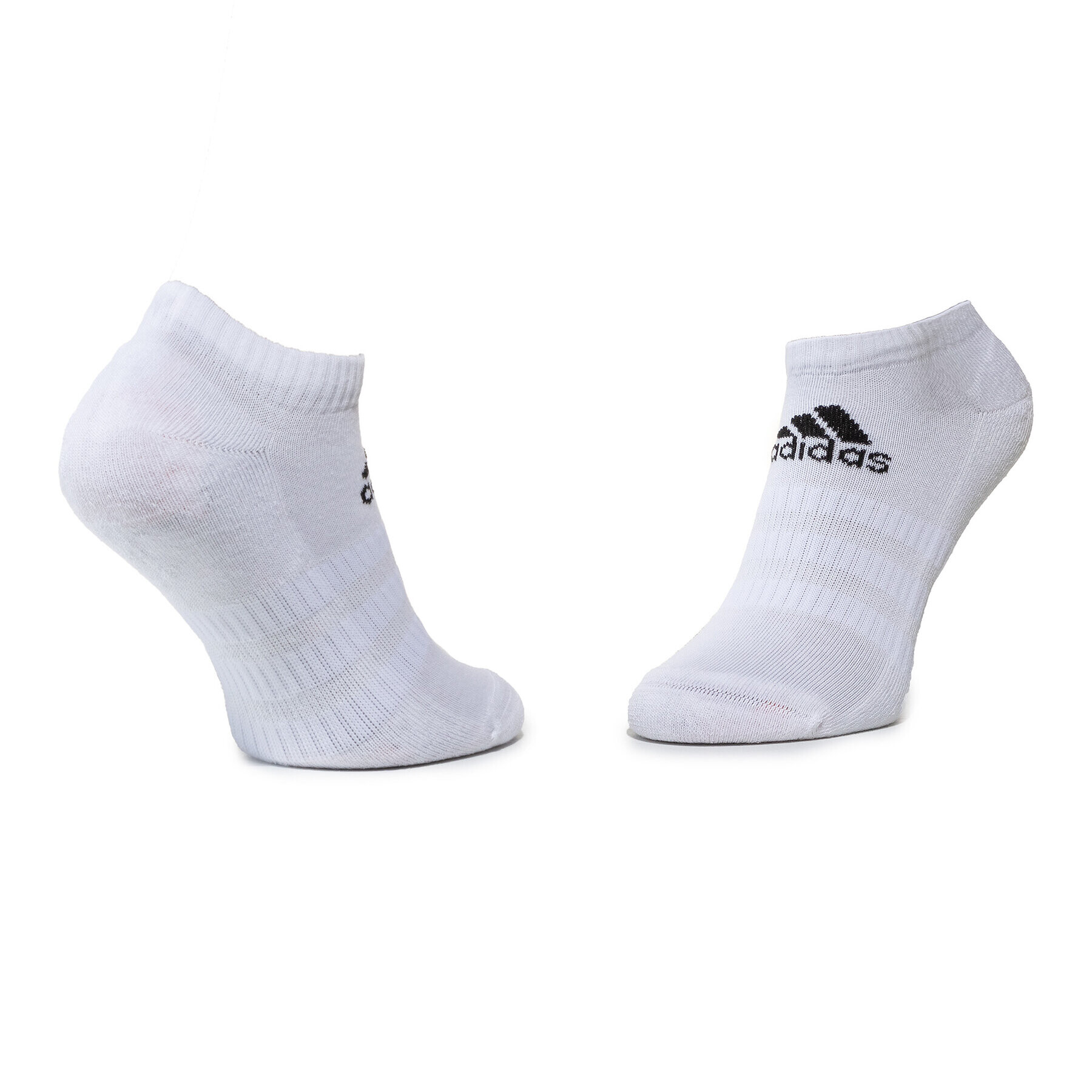 adidas Set 3 parov ženskih nizkih nogavic Cush Low 3PP DZ9386 Bela - Pepit.si