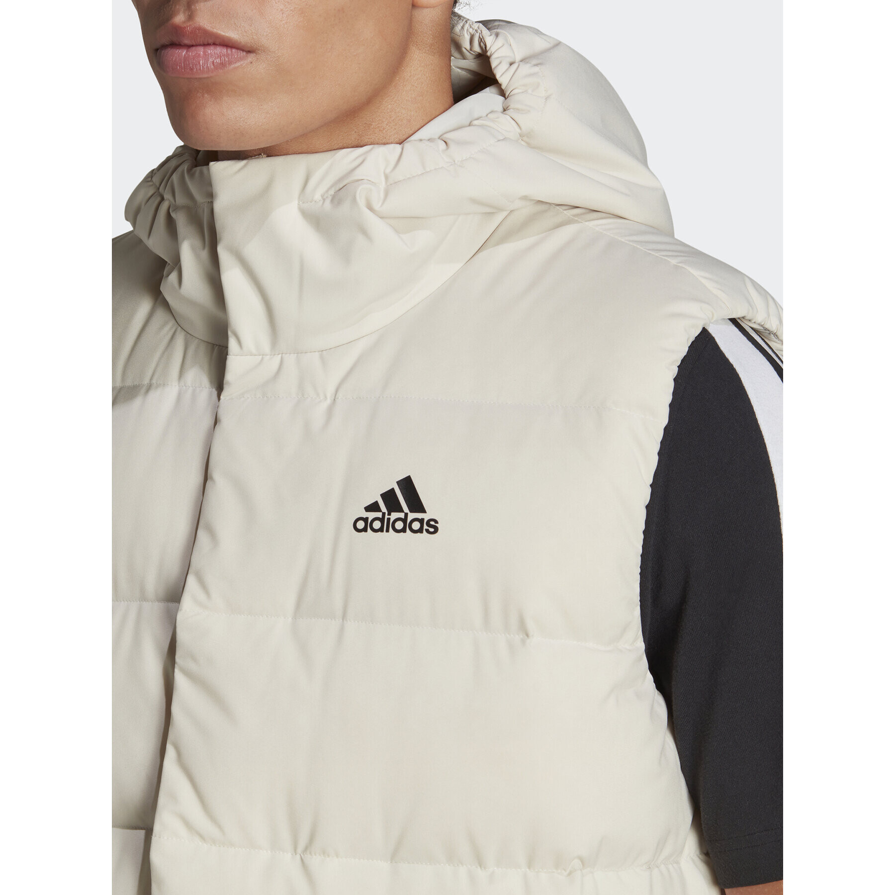 adidas Telovnik Helionic HE1462 Bež Regular Fit - Pepit.si