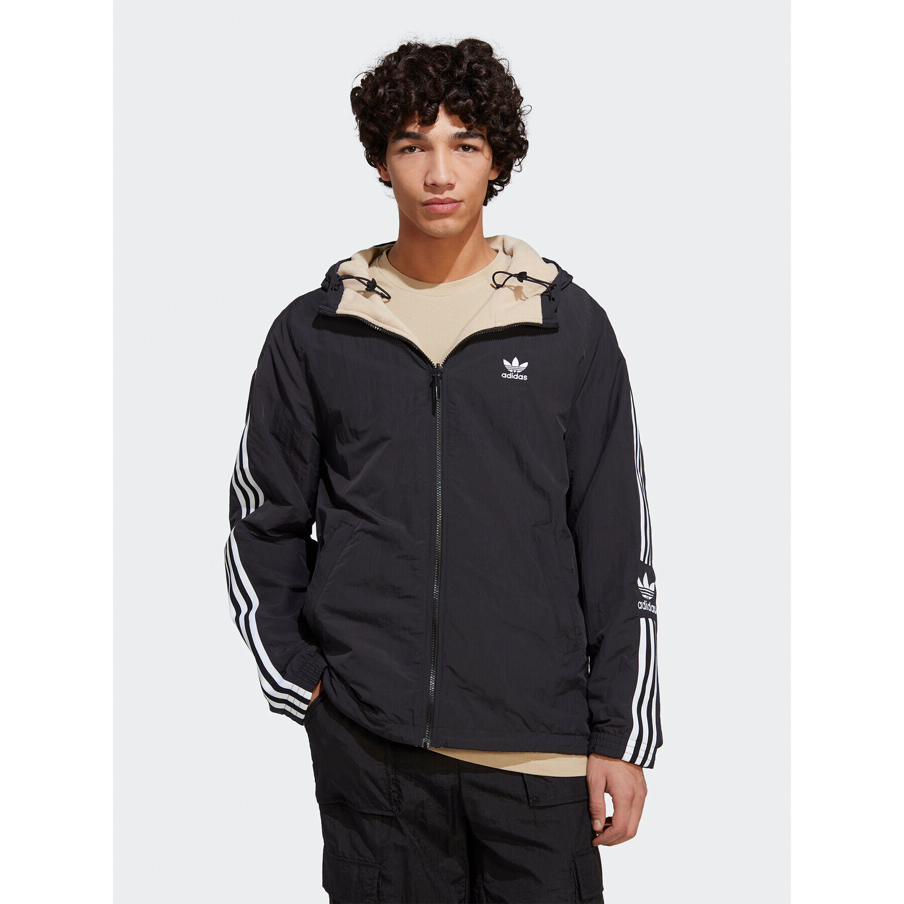 adidas Prehodna jakna Reversible Polar Fleece HL9186 Pisana Regular Fit - Pepit.si