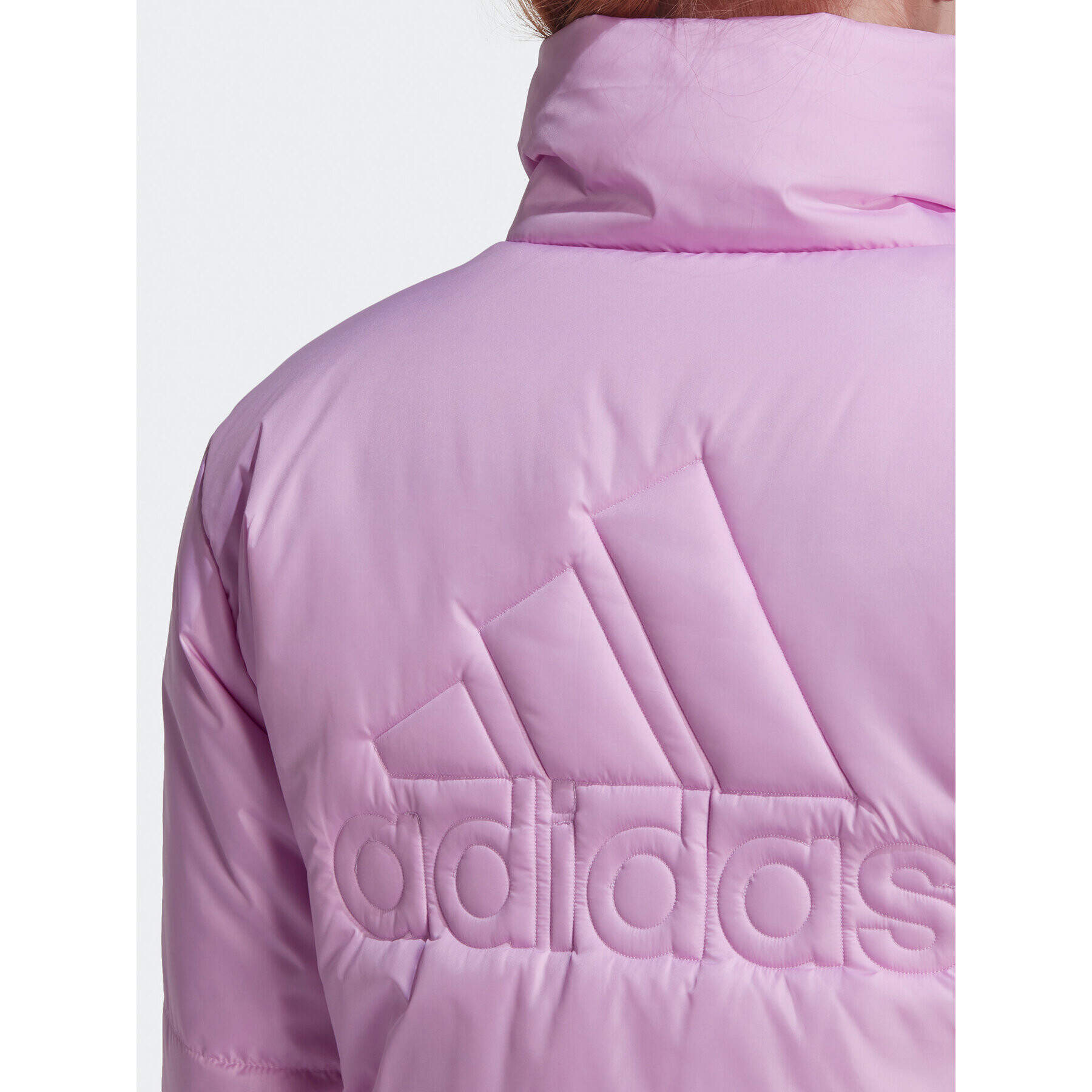 adidas Puhovka Bsc HG4884 Roza Loose Fit - Pepit.si