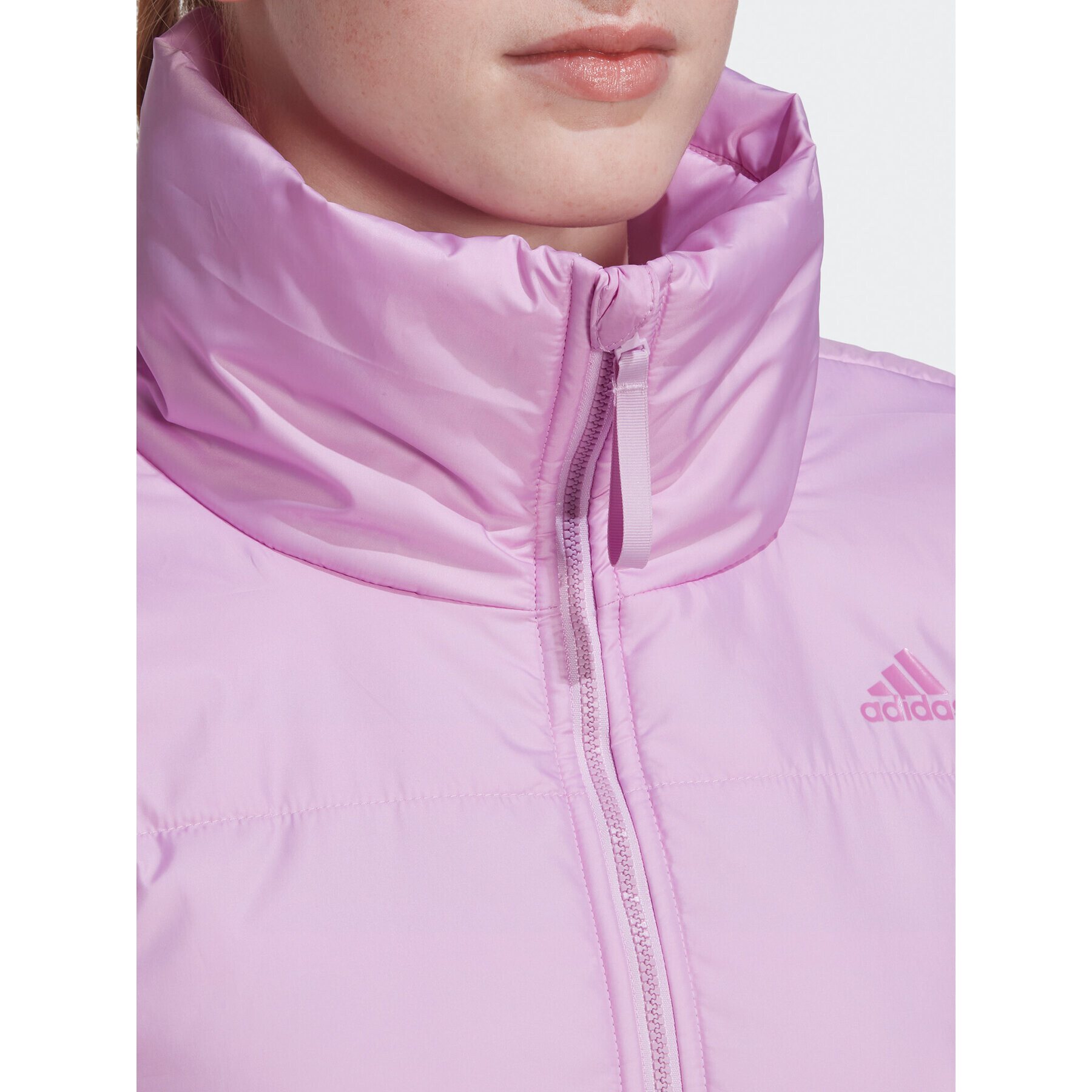 adidas Puhovka Bsc HG4884 Roza Loose Fit - Pepit.si