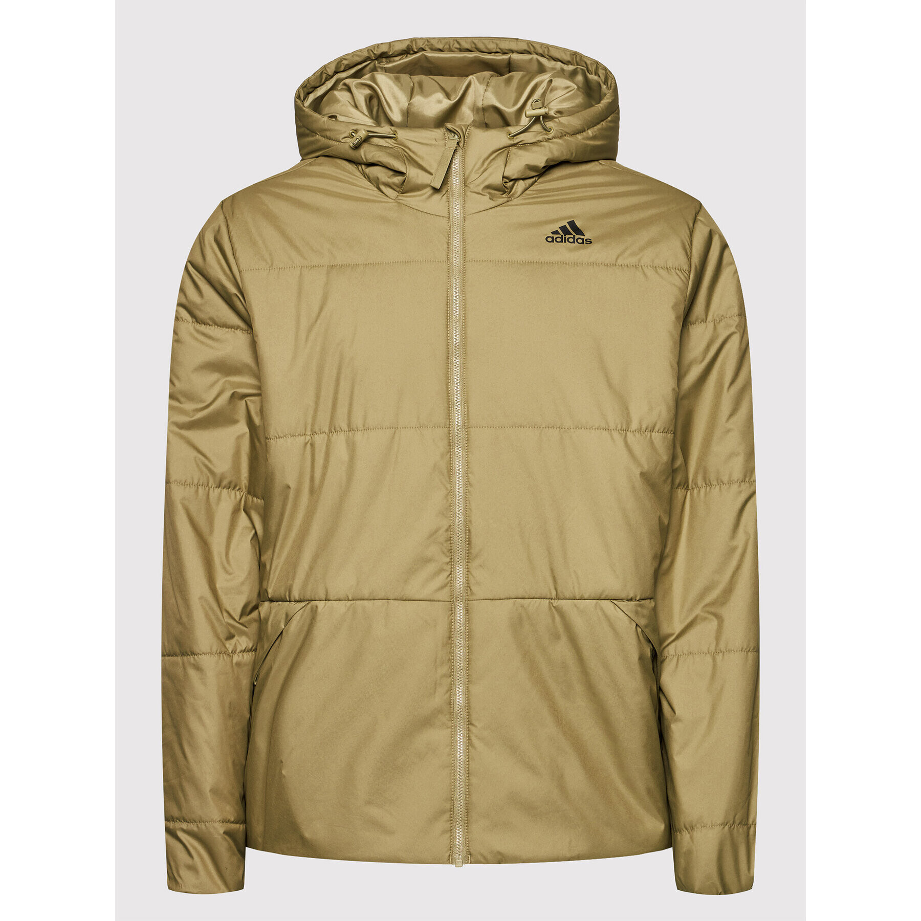 adidas Performance adidas Puhovka Bsc Insulated GT9193 Zelena Regular Fit - Pepit.si