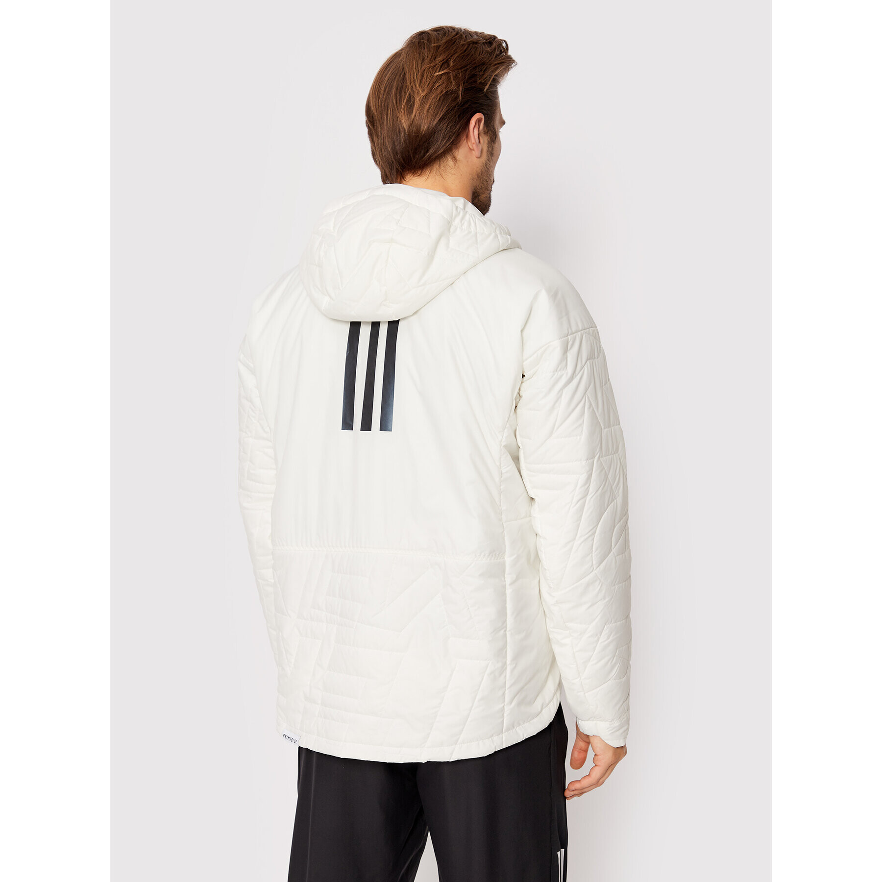 adidas Puhovka Terrex Myshelter Primaloft GQ3697 Écru Regular Fit - Pepit.si