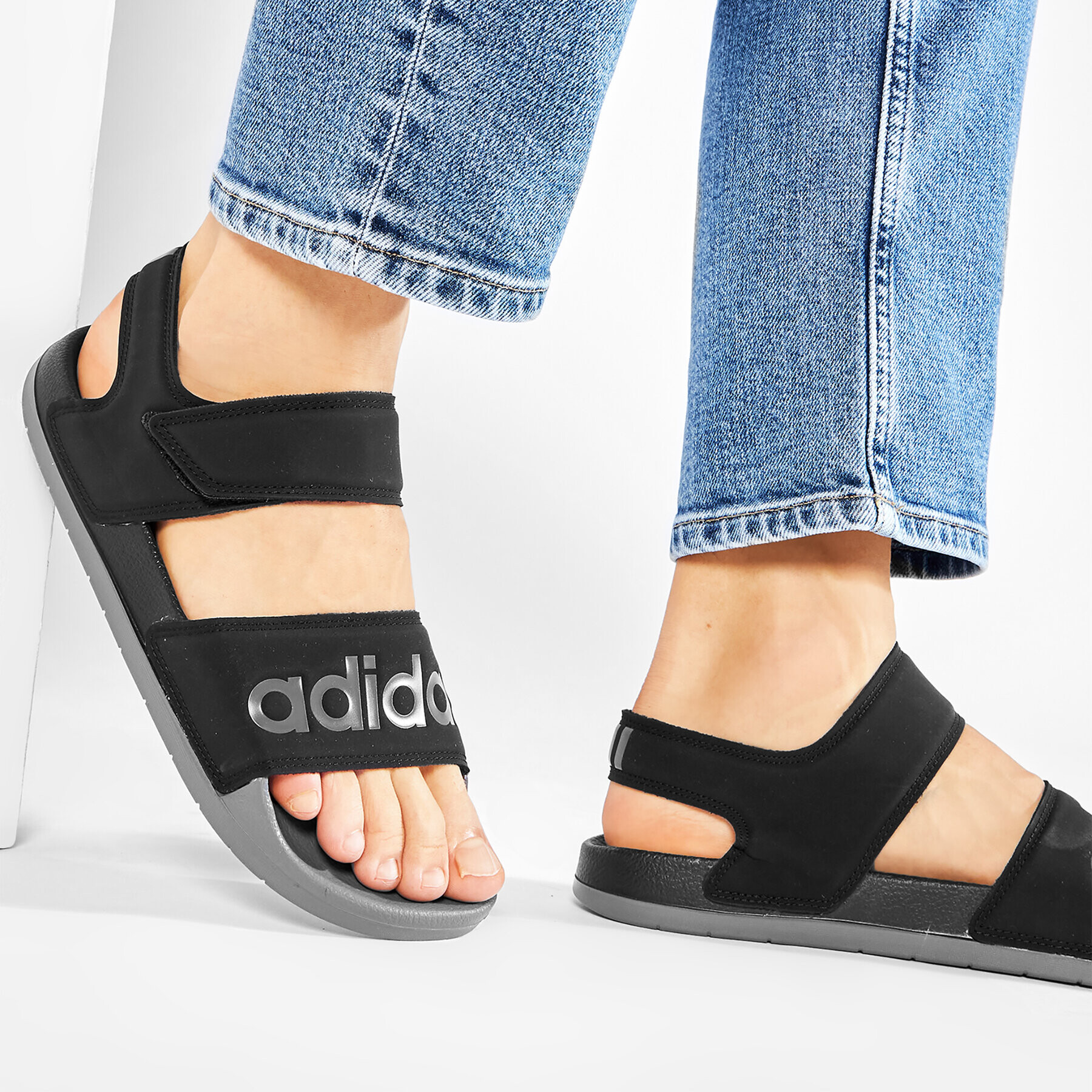 adidas Sandali adilette Sandal FY8649 Črna - Pepit.si