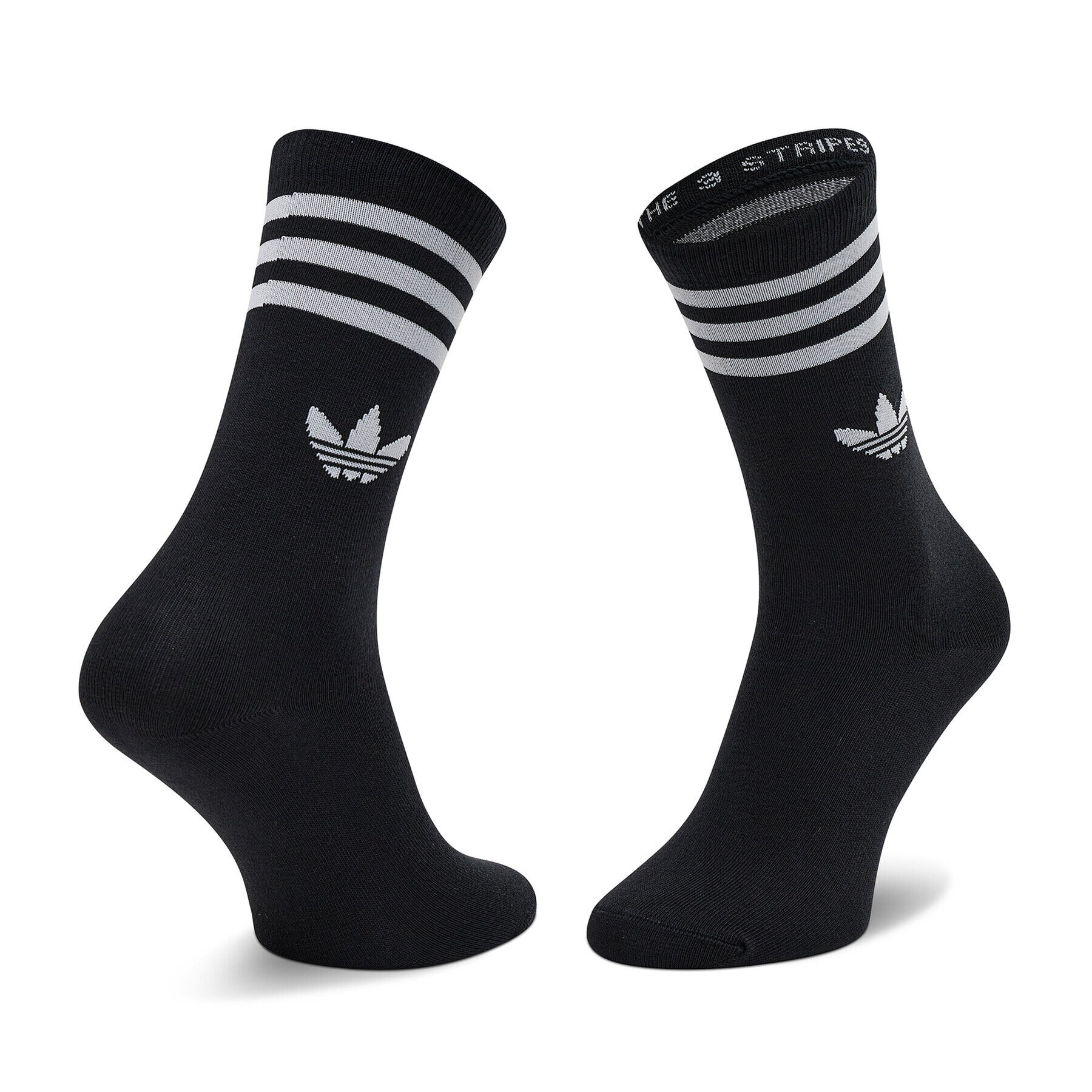 adidas Set 2 parov nisex visokih nogavic u Camo Crew Sock H32344 Črna - Pepit.si