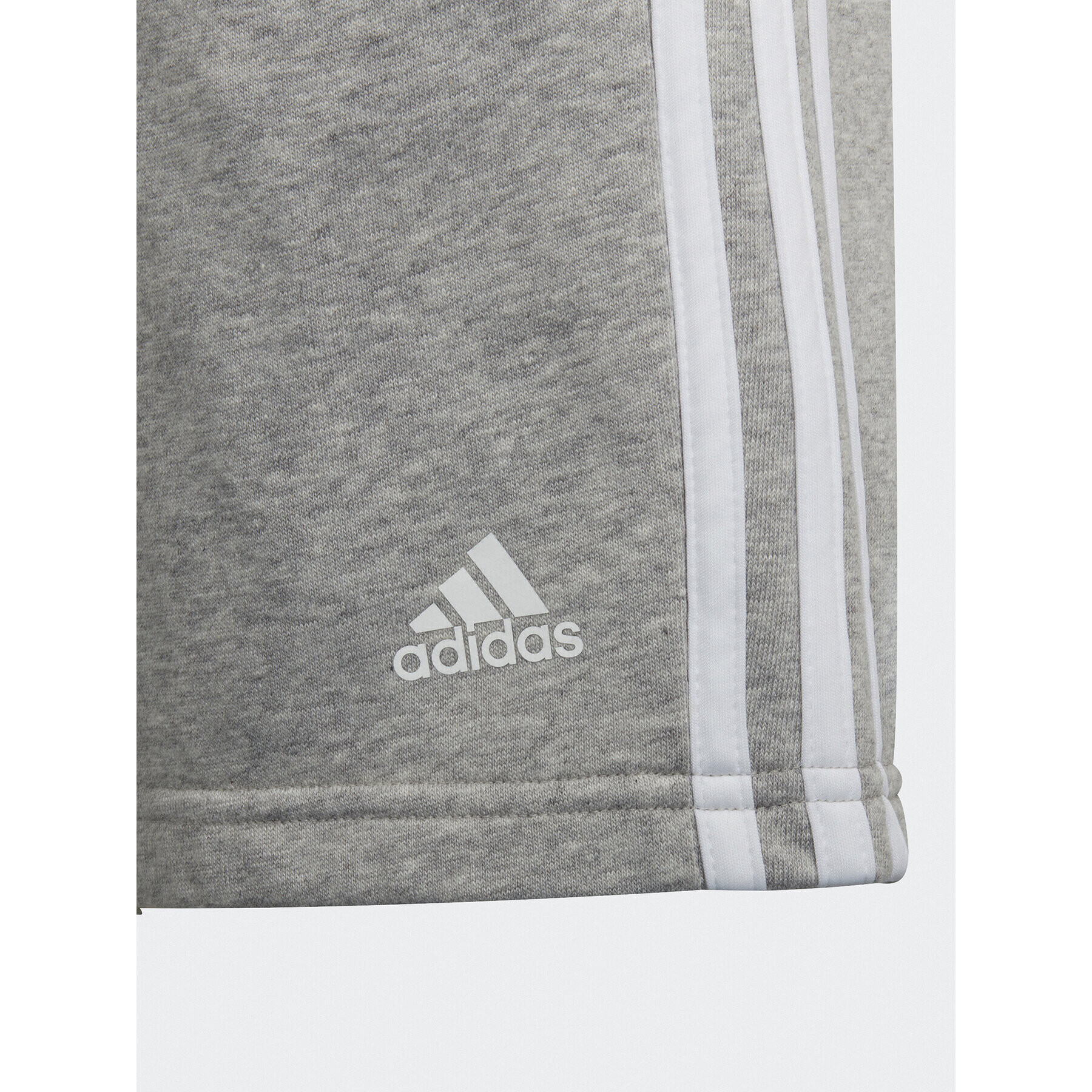 adidas Športne kratke hlače Essentials 3-Stripes Shorts HF1901 Siva Regular Fit - Pepit.si